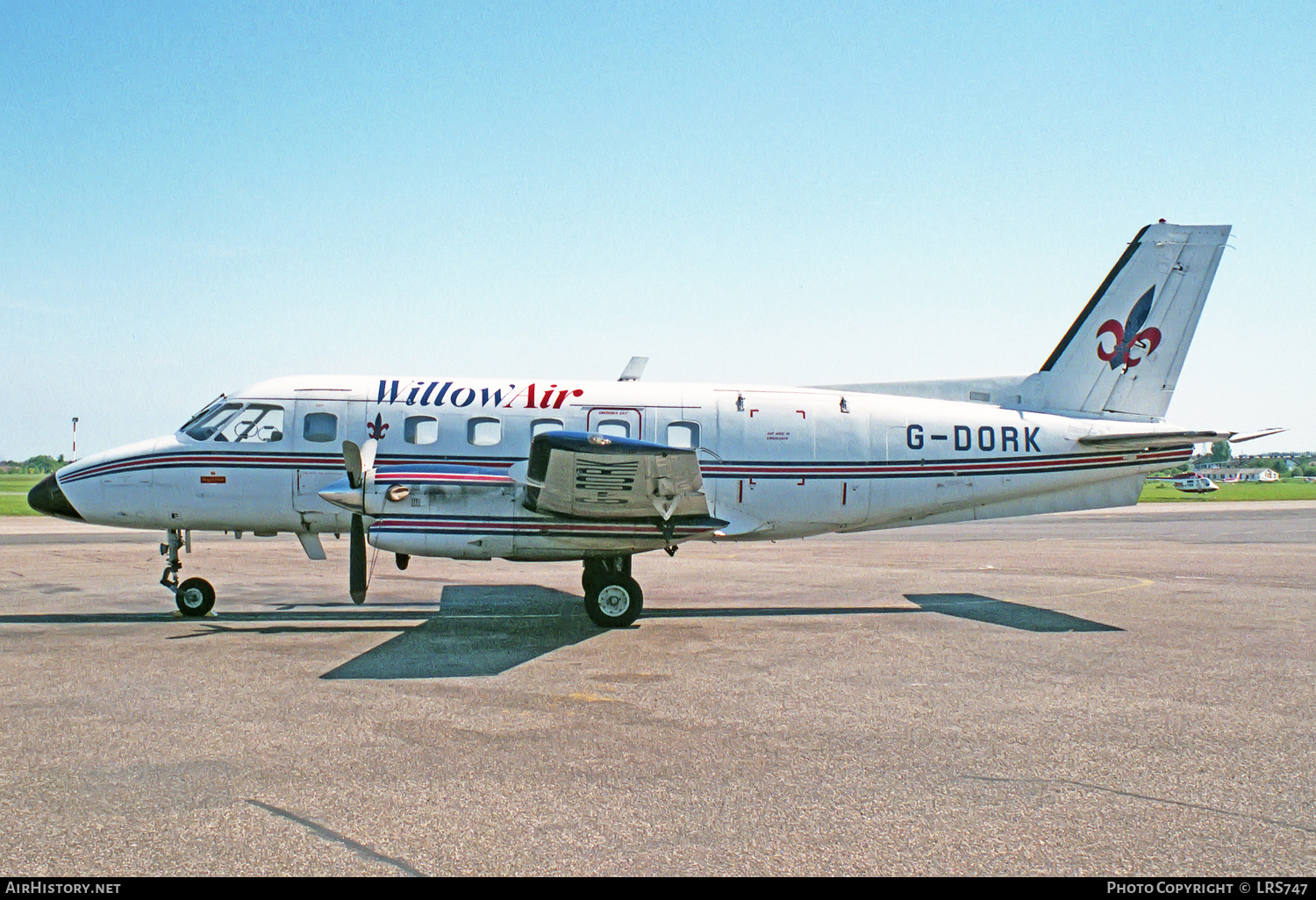 Aircraft Photo of G-DORK | Embraer EMB-110P1 Bandeirante | Willow Air | AirHistory.net #242594