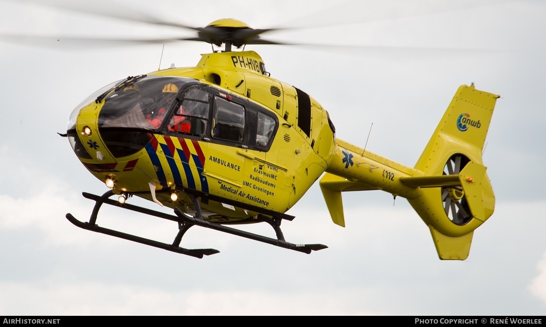 Aircraft Photo of PH-HVB | Eurocopter EC-135T-2+ | ANWB Medical Air Assistance | AirHistory.net #242608