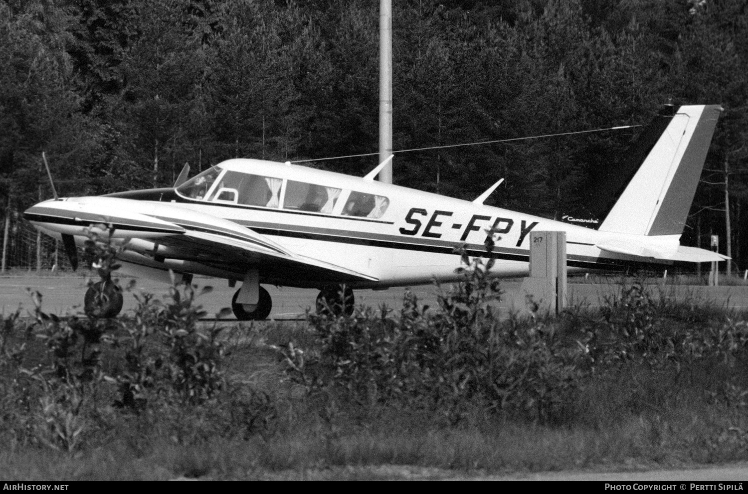 Aircraft Photo of SE-FPY | Piper PA-39-160 Twin Comanche C/R | AirHistory.net #242624