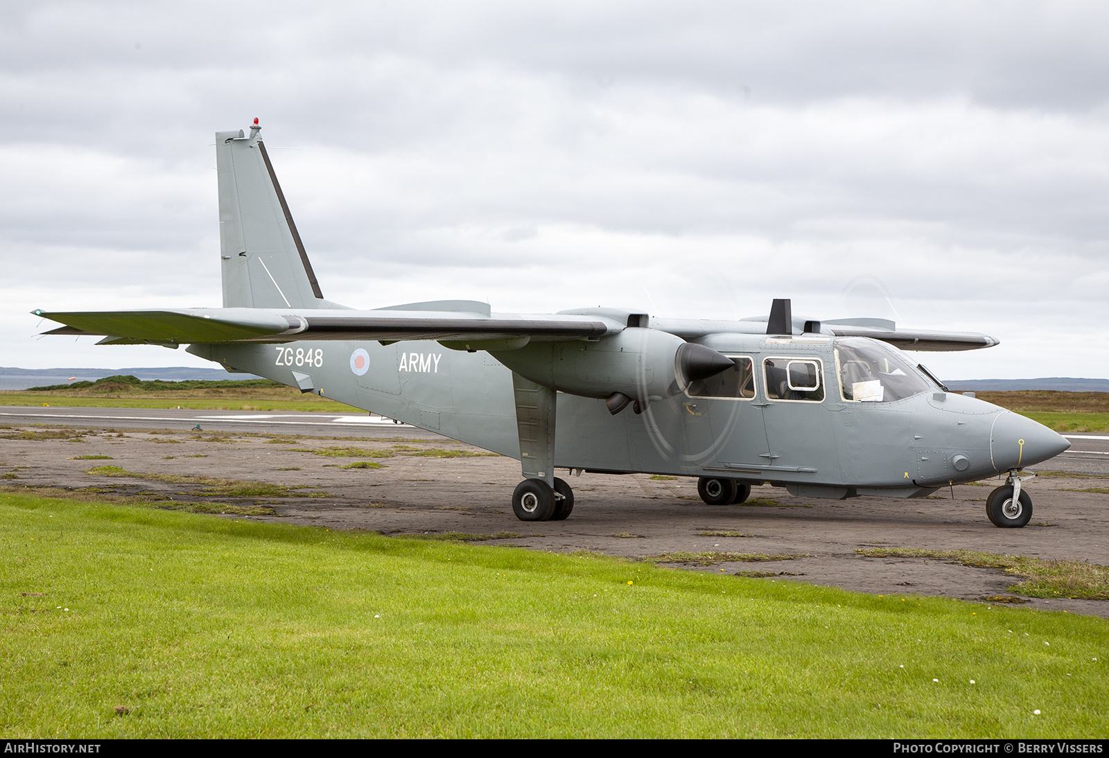 Aircraft Photo of ZG848 | Pilatus Britten-Norman BN-2T Islander AL1 | UK - Army | AirHistory.net #242657