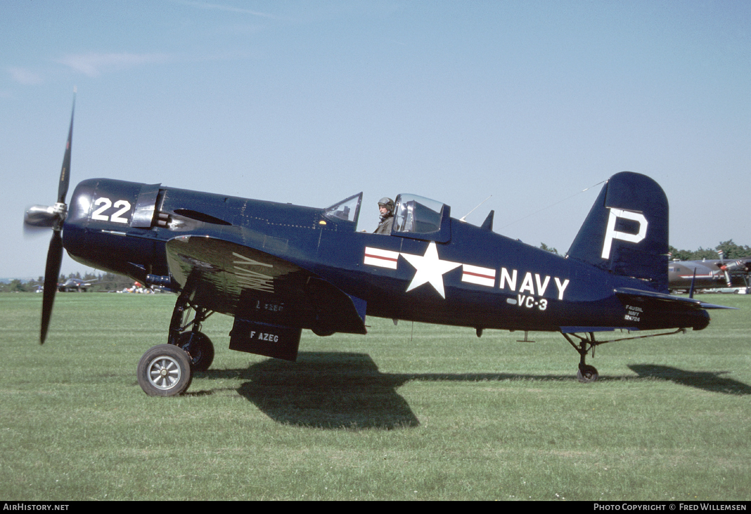 Aircraft Photo of F-AZEG / 124724 | Vought F4U-5NL Corsair | USA - Navy | AirHistory.net #242662