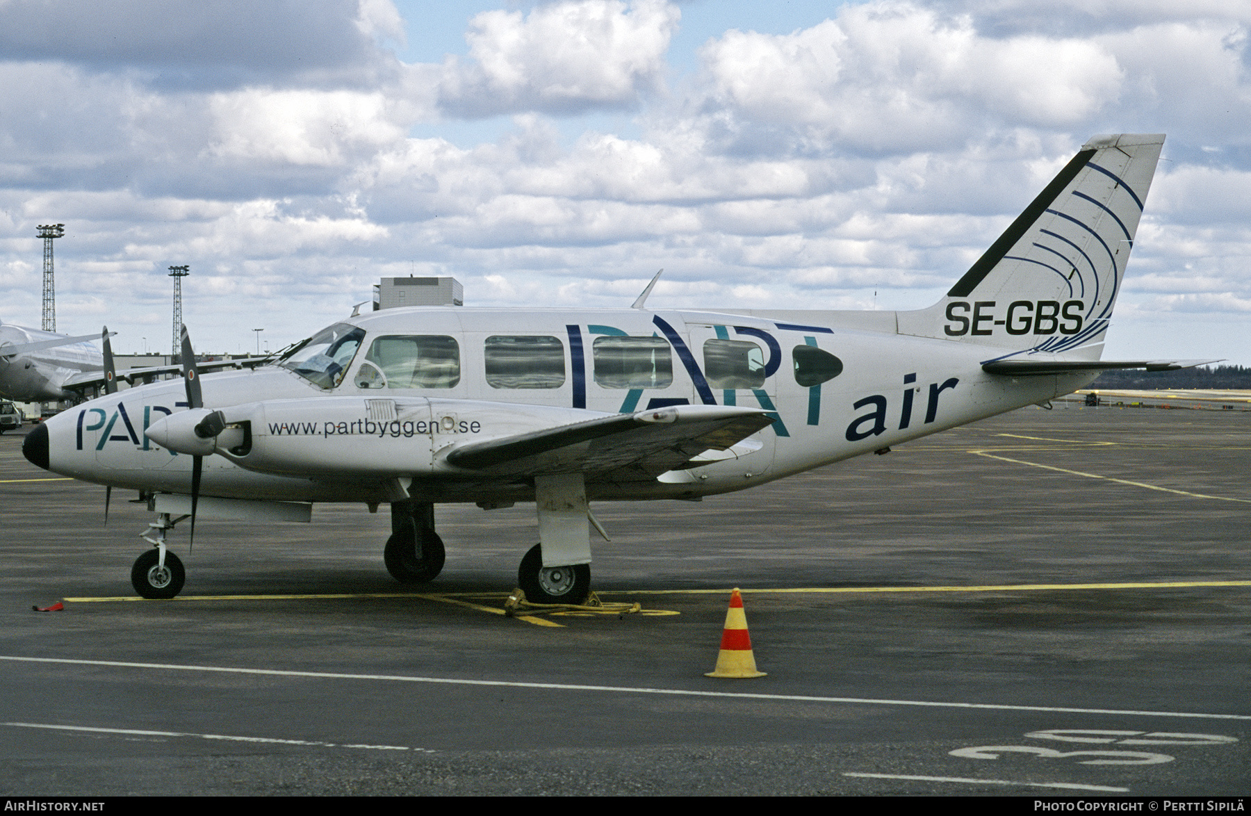 Aircraft Photo of SE-GBS | Piper PA-31-310 Navajo B | Partair | AirHistory.net #242676