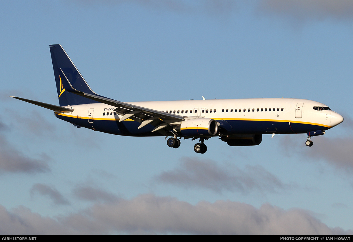 Aircraft Photo of EI-EFV | Boeing 737-8AS | Ryanair | AirHistory.net #242677