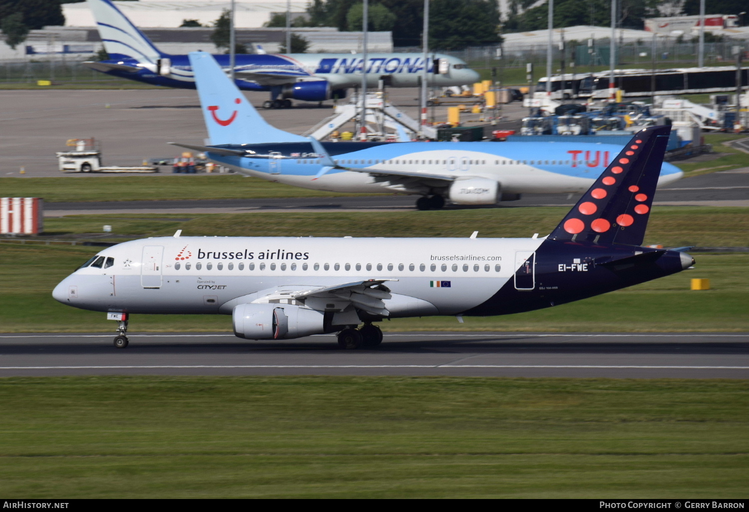 Aircraft Photo of EI-FWE | Sukhoi SSJ-100-95B Superjet 100 (RRJ-95B) | Brussels Airlines | AirHistory.net #242696