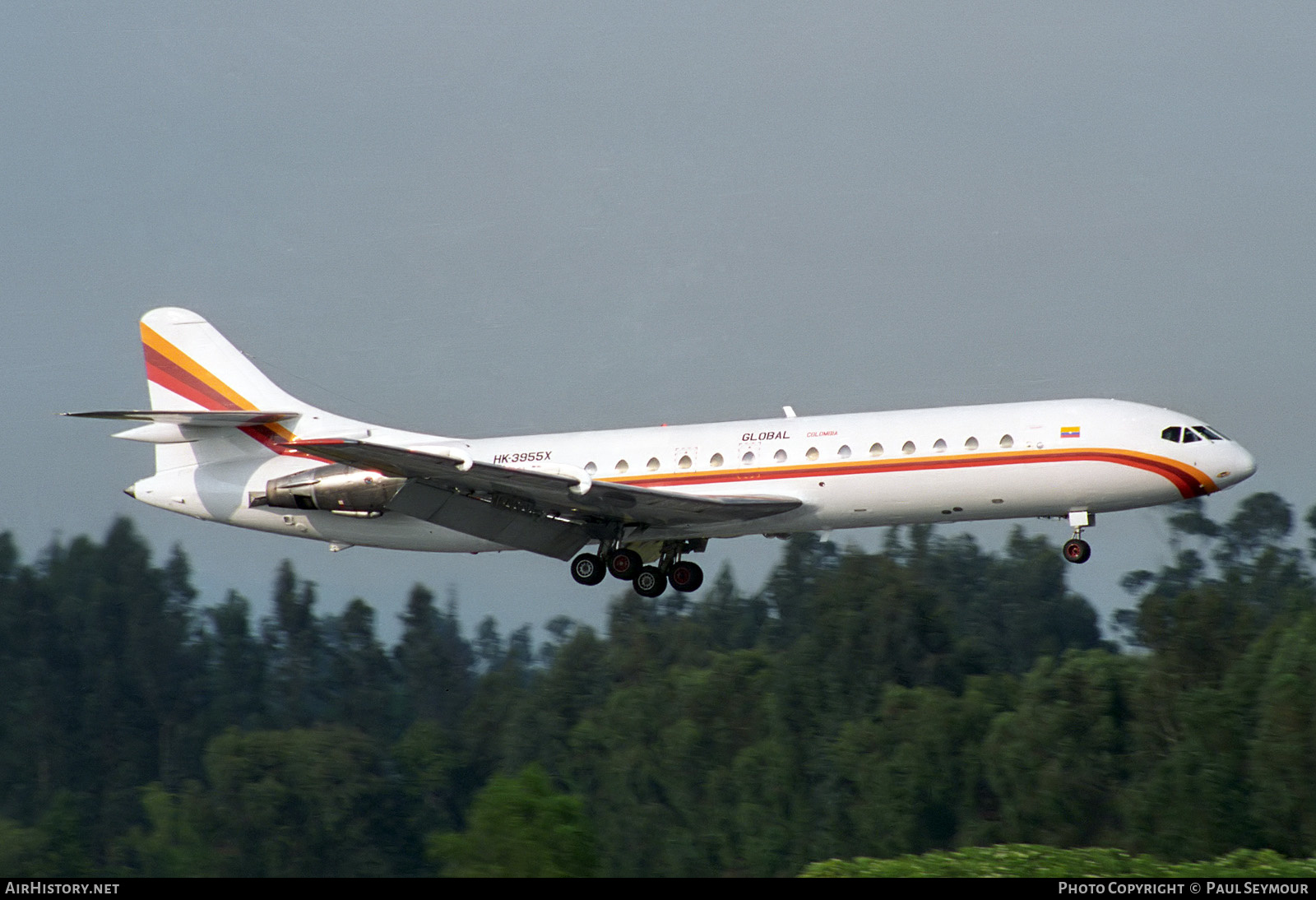 Aircraft Photo of HK-3955X | Sud SE-210 Caravelle 10B3 Super B | Global Colombia | AirHistory.net #242700