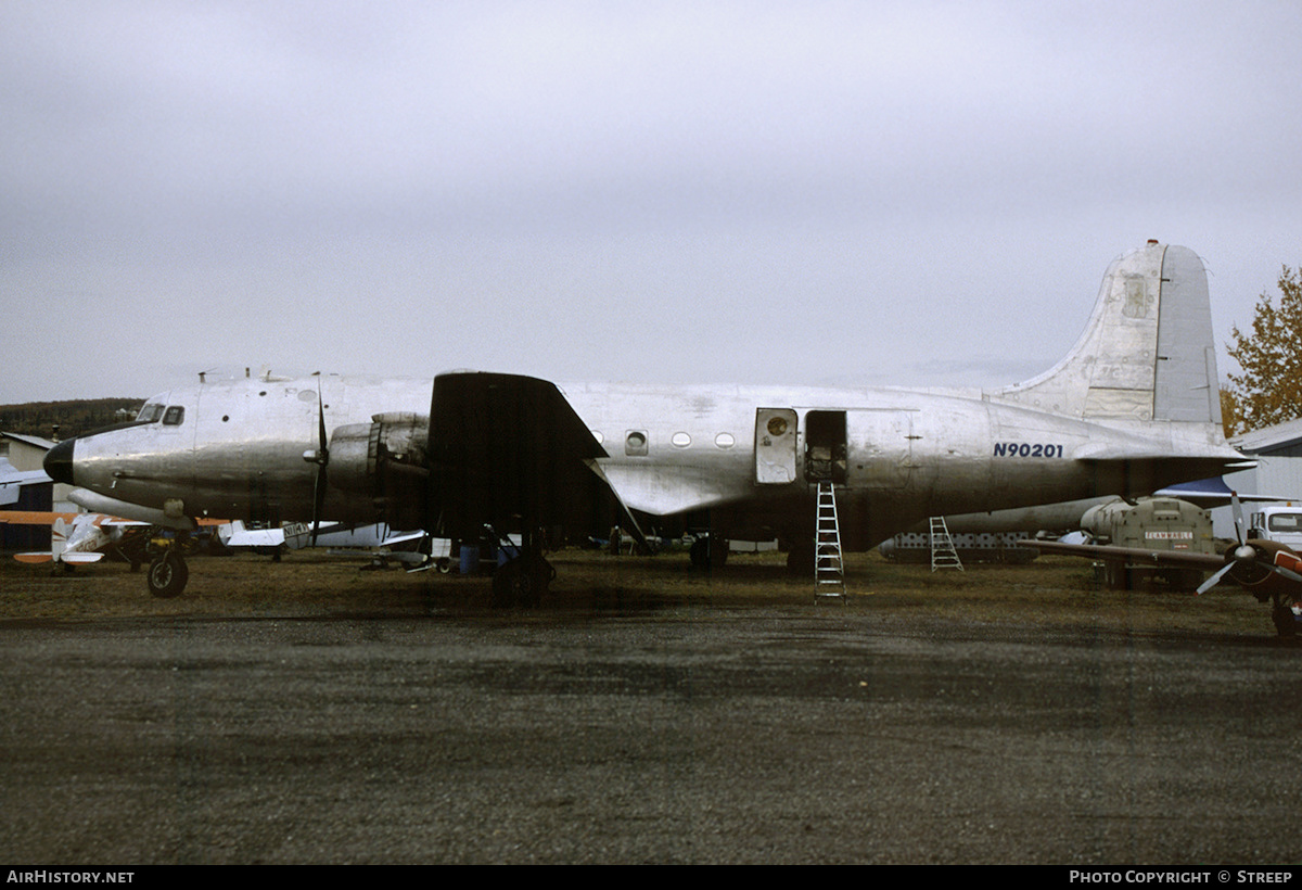 Aircraft Photo of N90201 | Douglas C-54D Skymaster | Brooks Fuel | AirHistory.net #242715
