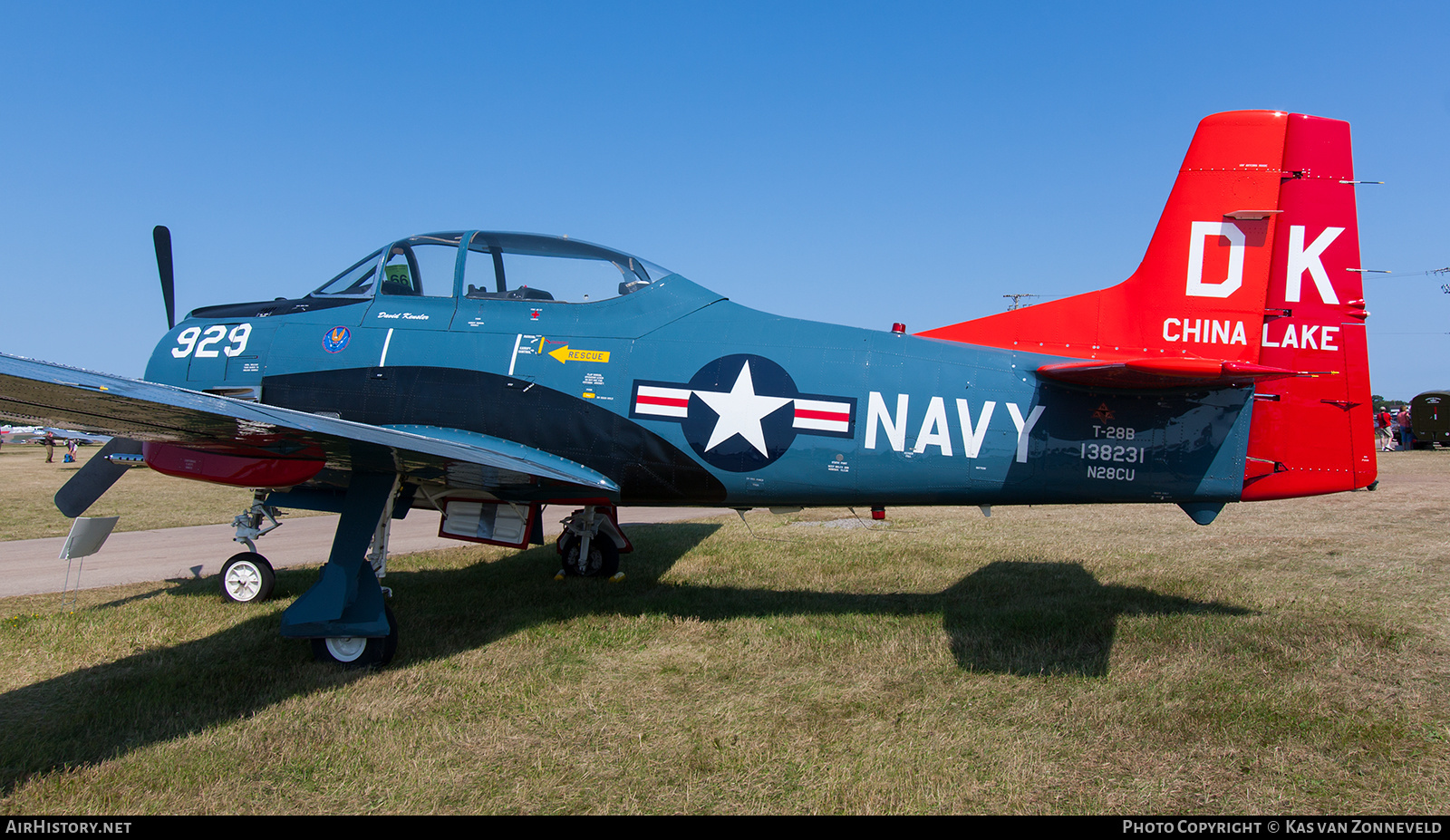 Aircraft Photo of N28CU / 138231 | North American T-28B Trojan | USA - Navy | AirHistory.net #242739