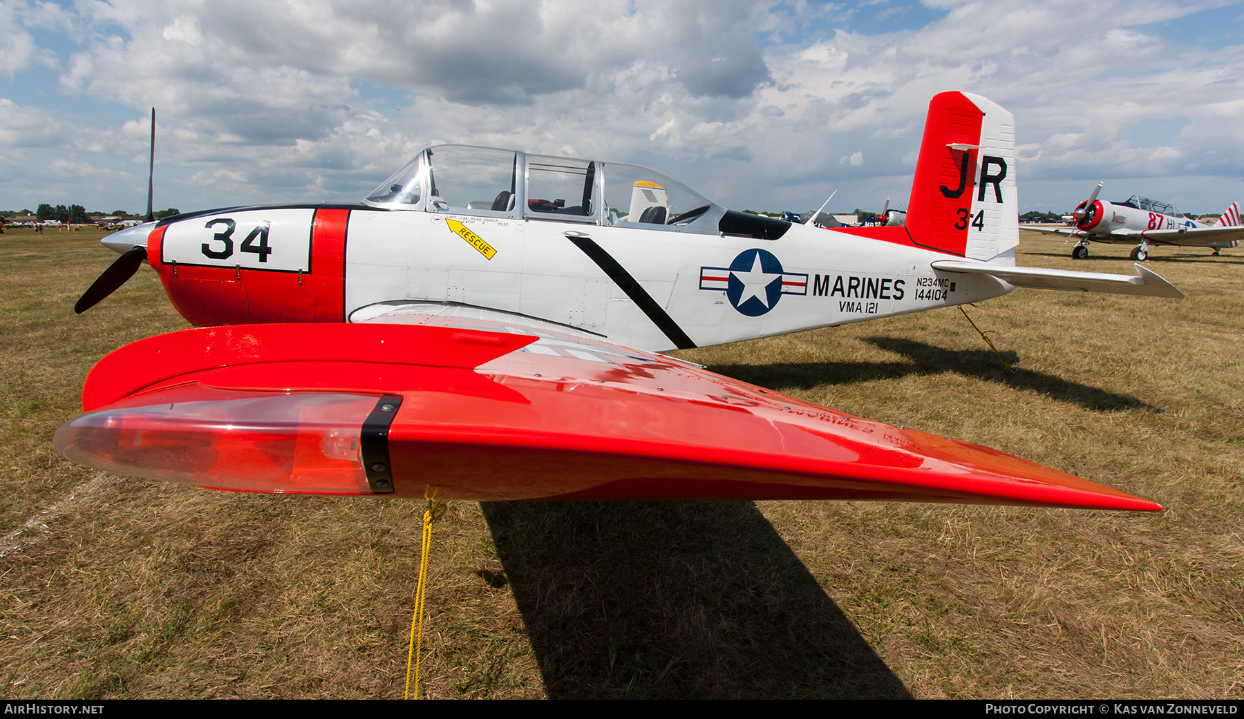 Aircraft Photo of N234MC / 144104 | Beech T-34B Mentor (D45) | USA - Marines | AirHistory.net #242743