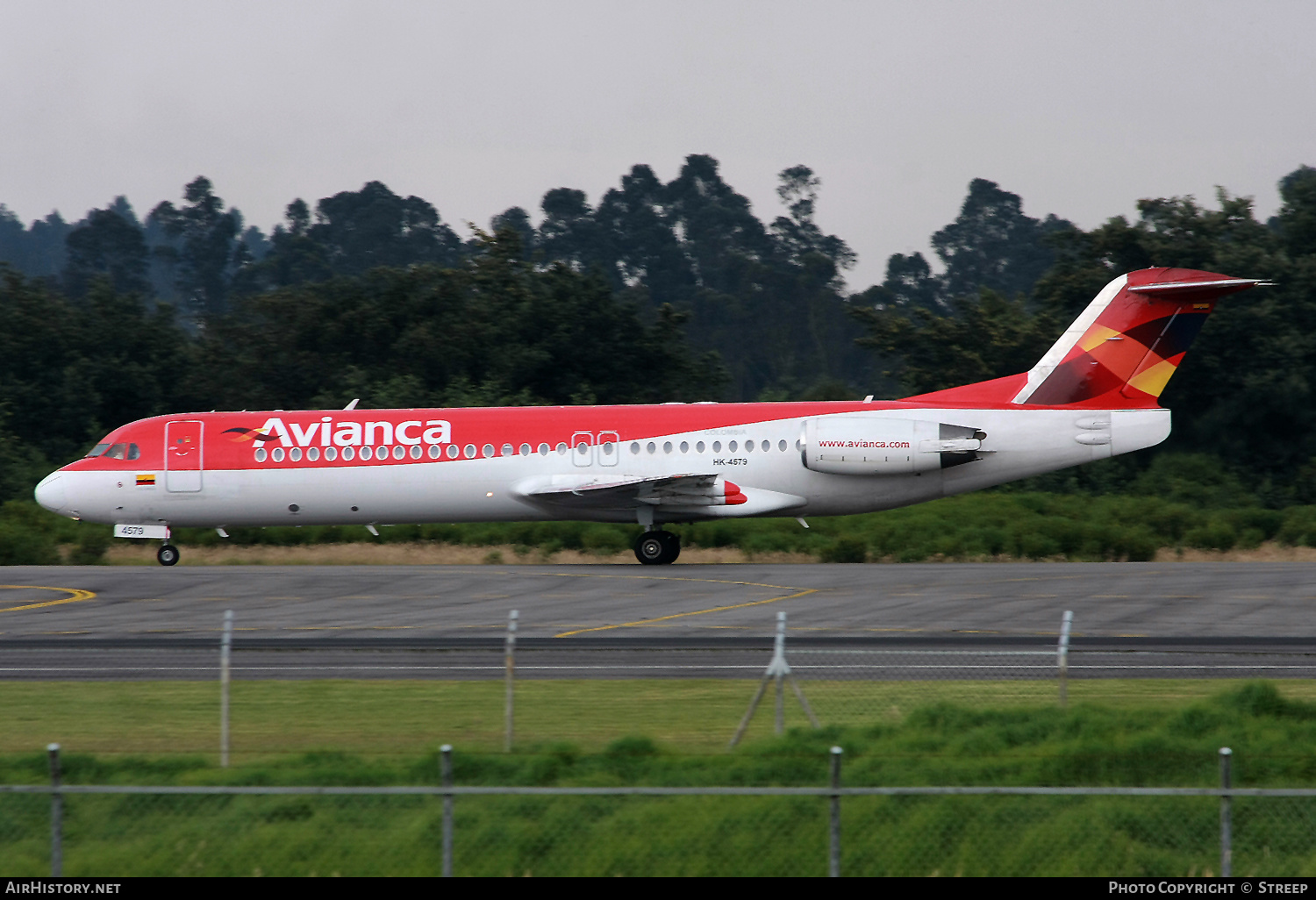 Aircraft Photo of HK-4579 | Fokker 100 (F28-0100) | Avianca | AirHistory.net #242783