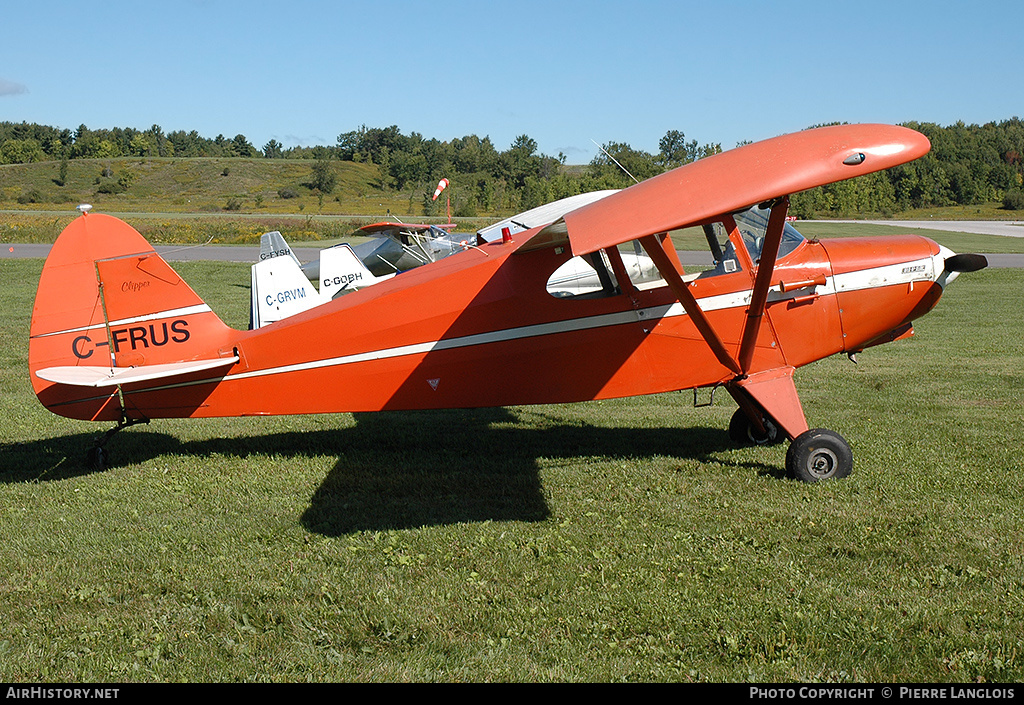 Aircraft Photo of C-FRUS | Piper PA-16 Clipper | AirHistory.net #242801