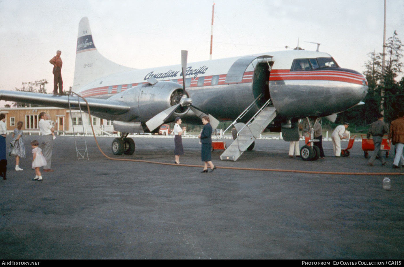 Aircraft Photo of CF-CUX | Convair 240-3 | Canadian Pacific Airlines | AirHistory.net #242830