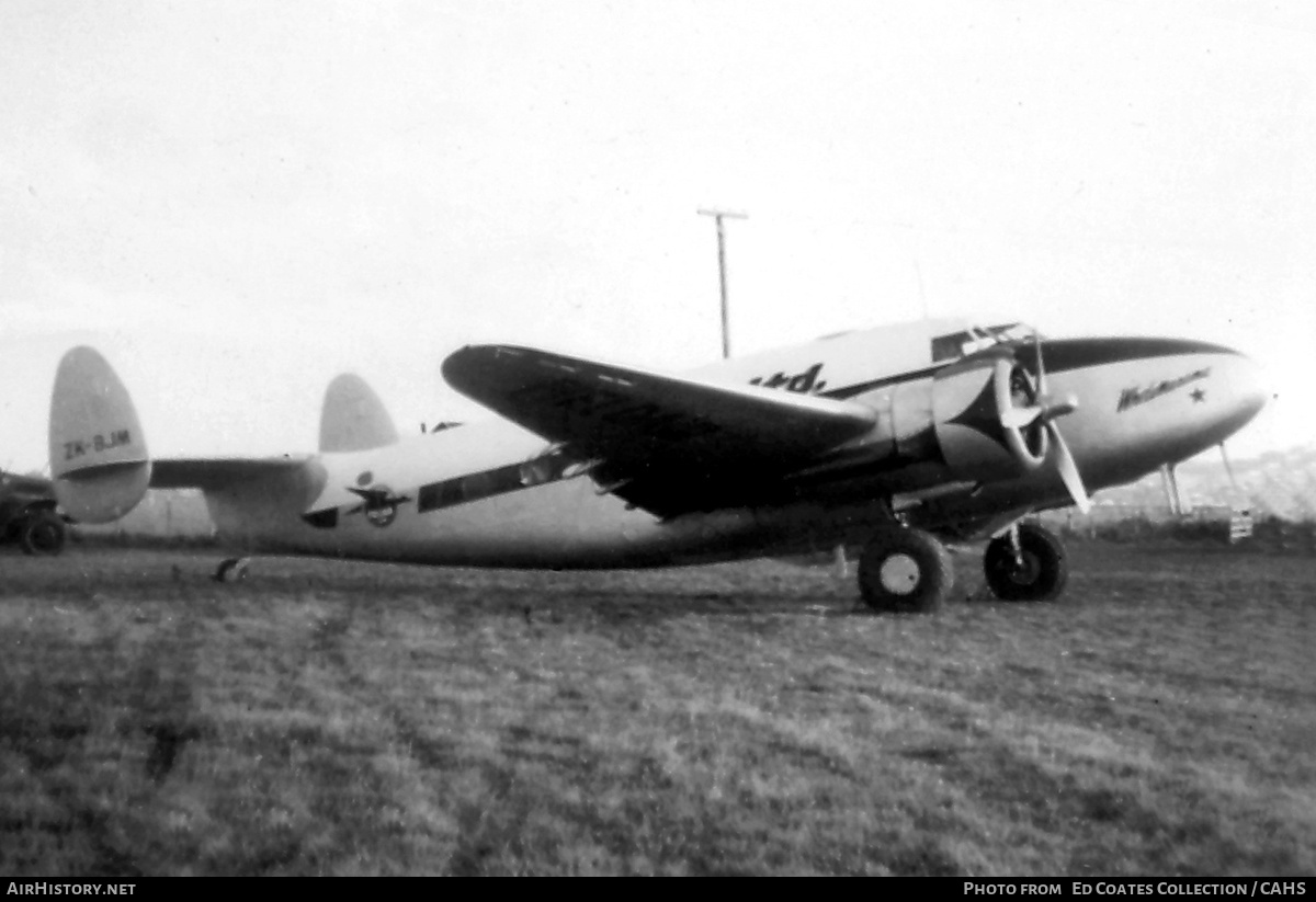 Aircraft Photo of ZK-BJM | Lockheed 18-56 Lodestar | Fieldair | AirHistory.net #242837