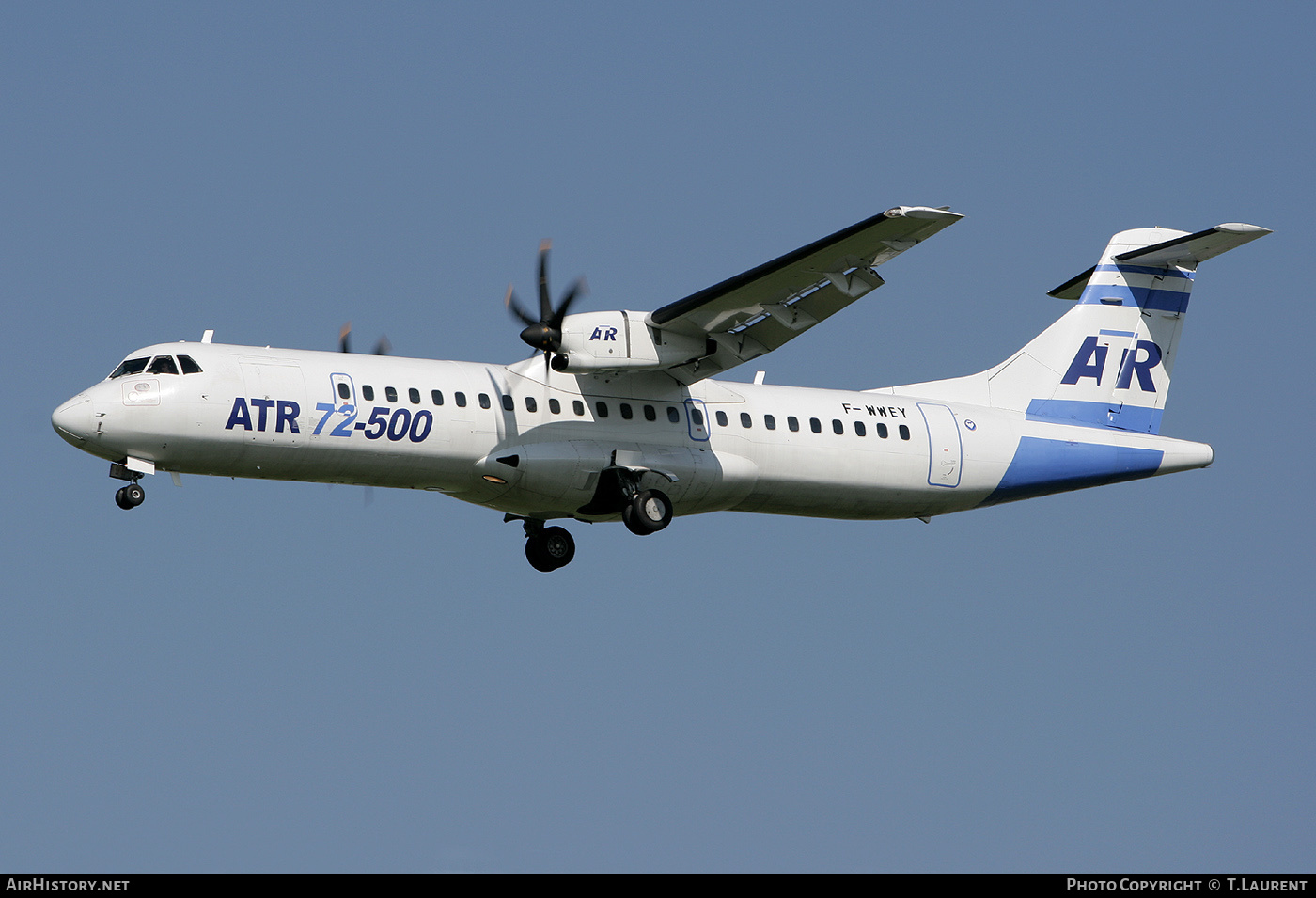 Aircraft Photo of F-WWEY | ATR ATR-72-500 (ATR-72-212A) | ATR | AirHistory.net #242839