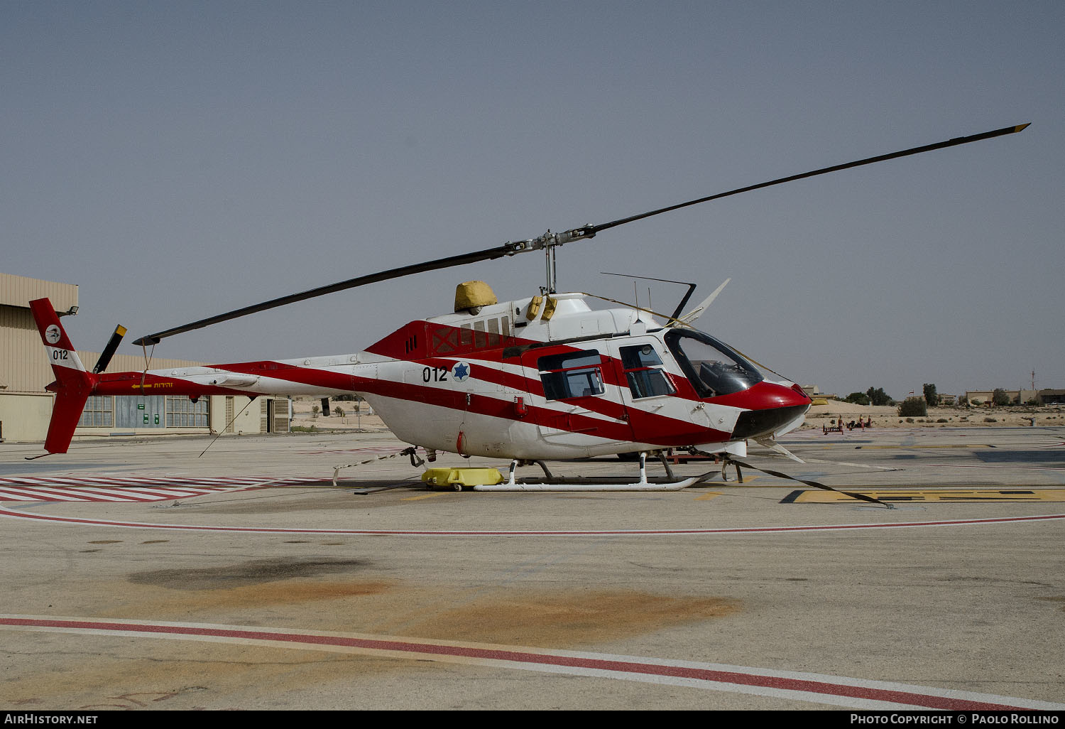 Aircraft Photo of 012 | Bell AB-206A-1 JetRanger | Israel - Air Force | AirHistory.net #242877