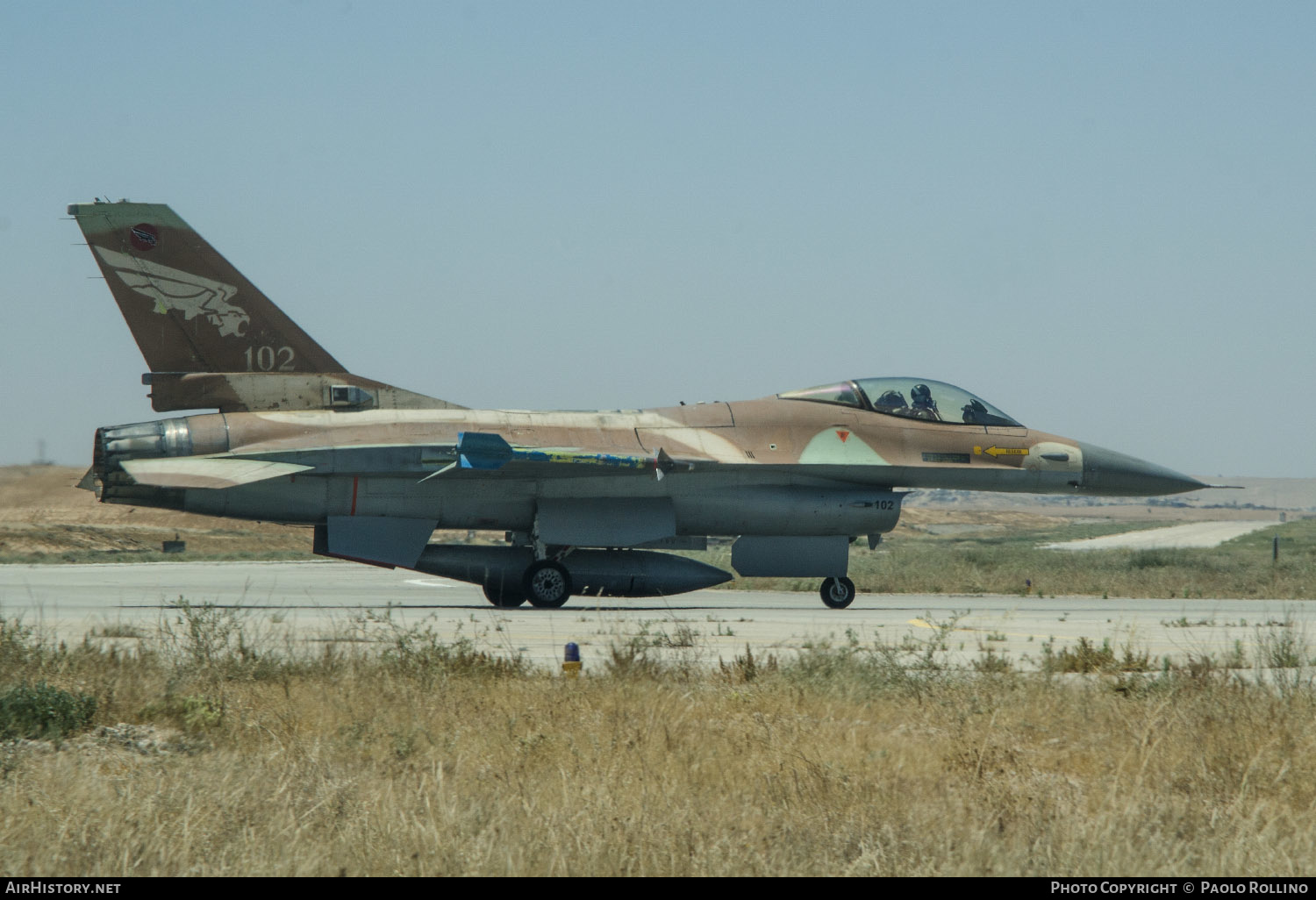 Aircraft Photo of 102 | General Dynamics F-16A Netz | Israel - Air Force | AirHistory.net #242890