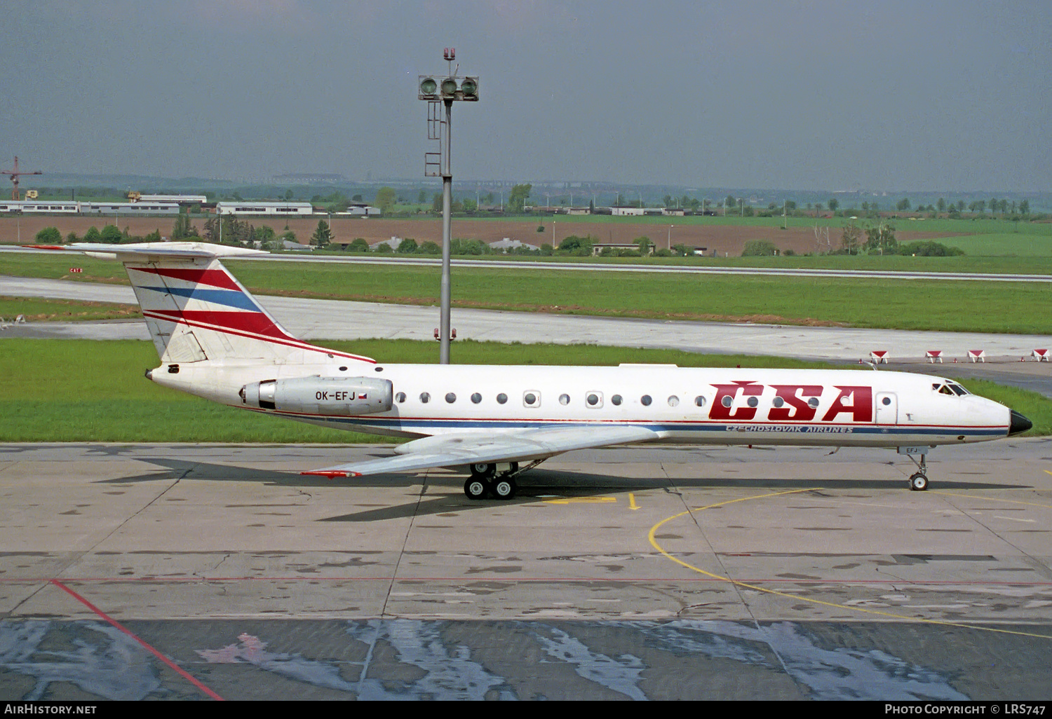 Aircraft Photo of OK-EFJ | Tupolev Tu-134A | ČSA - Československé Aerolinie - Czechoslovak Airlines | AirHistory.net #242903