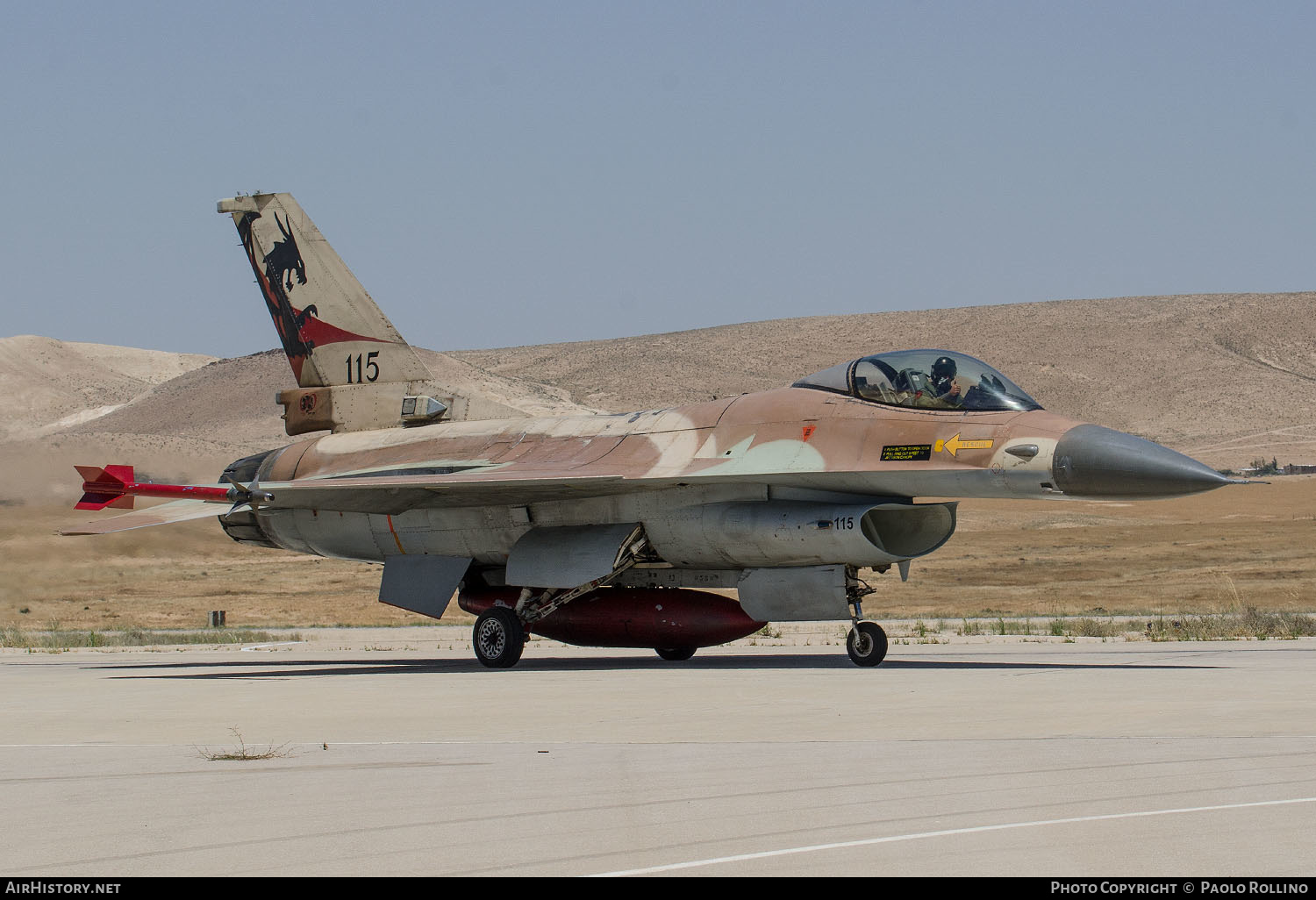 Aircraft Photo of 115 | General Dynamics F-16A Netz | Israel - Air Force | AirHistory.net #242906