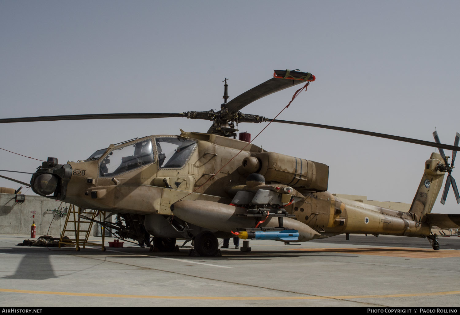 Aircraft Photo of 828 | McDonnell Douglas AH-64A Peten | Israel - Air Force | AirHistory.net #242918