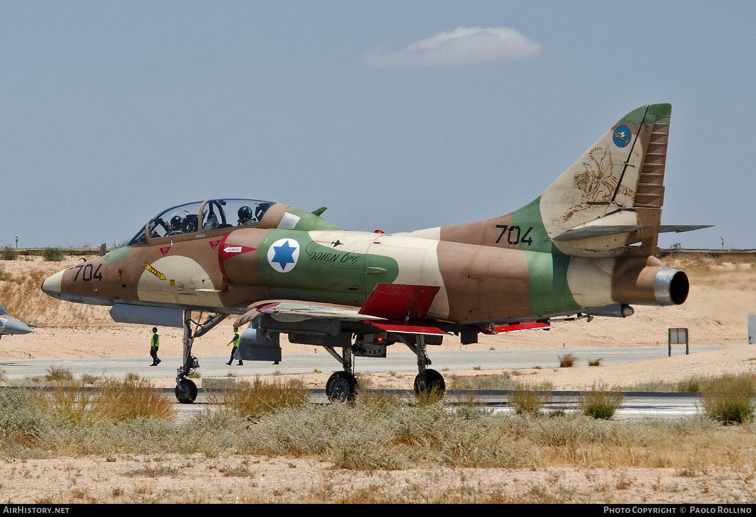 Aircraft Photo of 704 | McDonnell Douglas TA-4J Skyhawk (Aa-it) | Israel - Air Force | AirHistory.net #242922