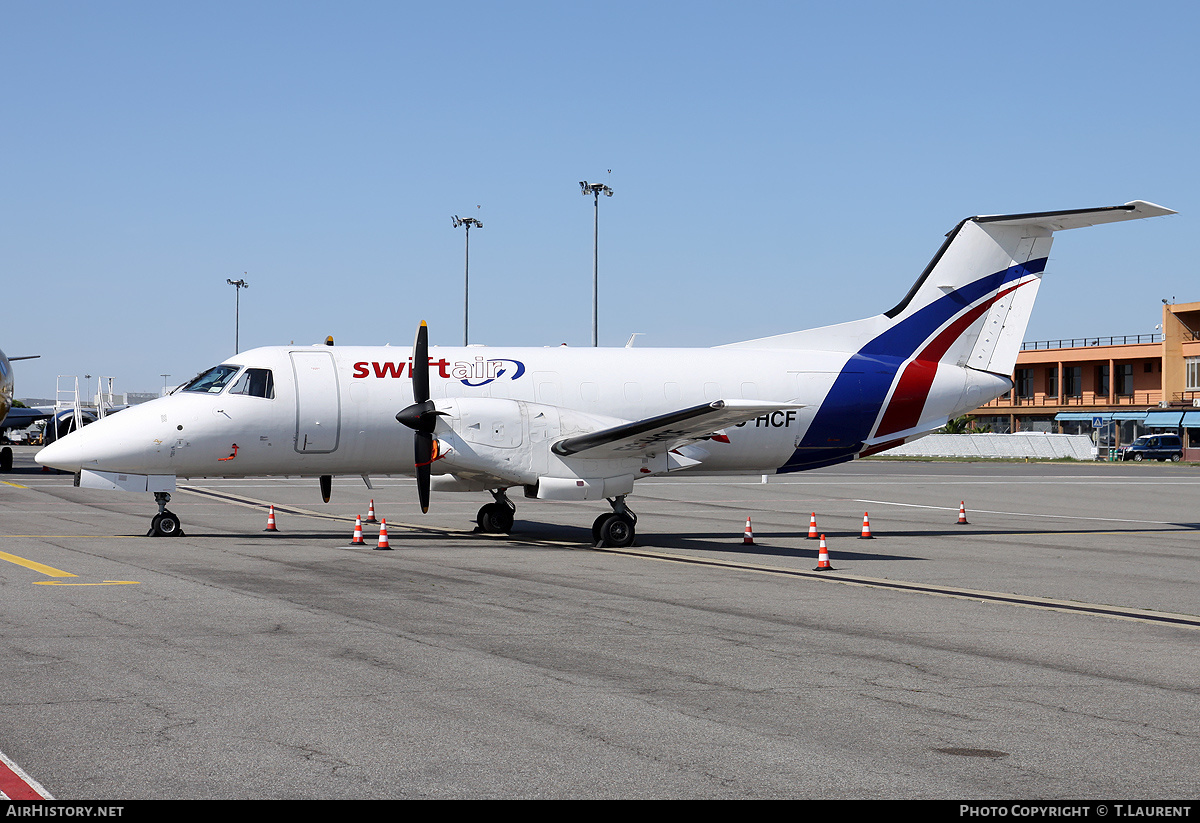 Aircraft Photo of EC-HCF | Embraer EMB-120RT(F) Brasilia | Swiftair | AirHistory.net #242928