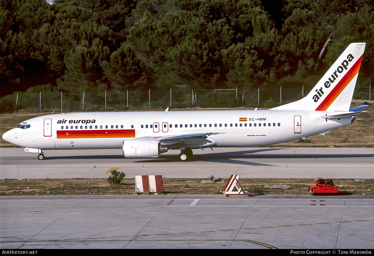 Aircraft Photo of EC-HBM | Boeing 737-85P | Air Europa | AirHistory.net #242936