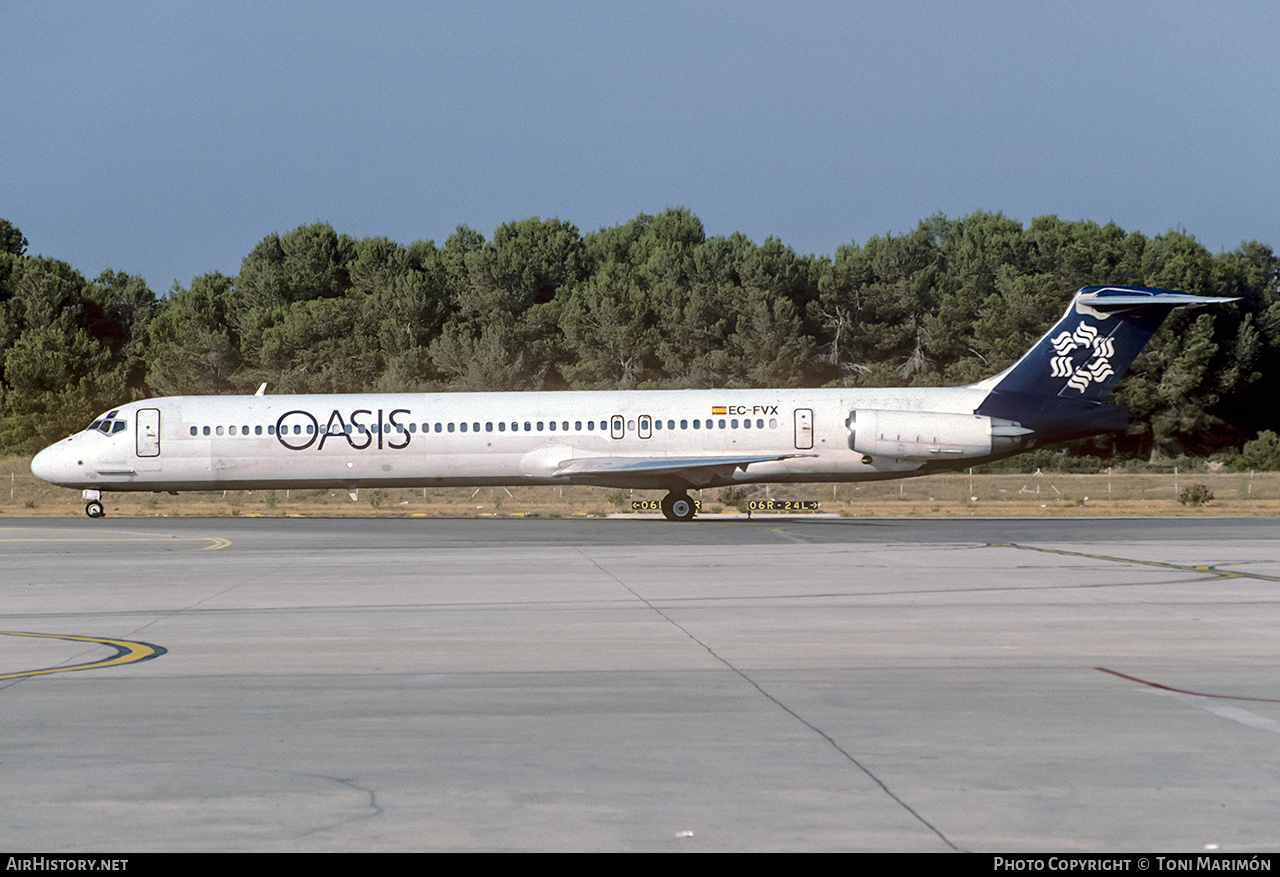 Aircraft Photo of EC-FVX | McDonnell Douglas MD-83 (DC-9-83) | Oasis International Airlines | AirHistory.net #242939