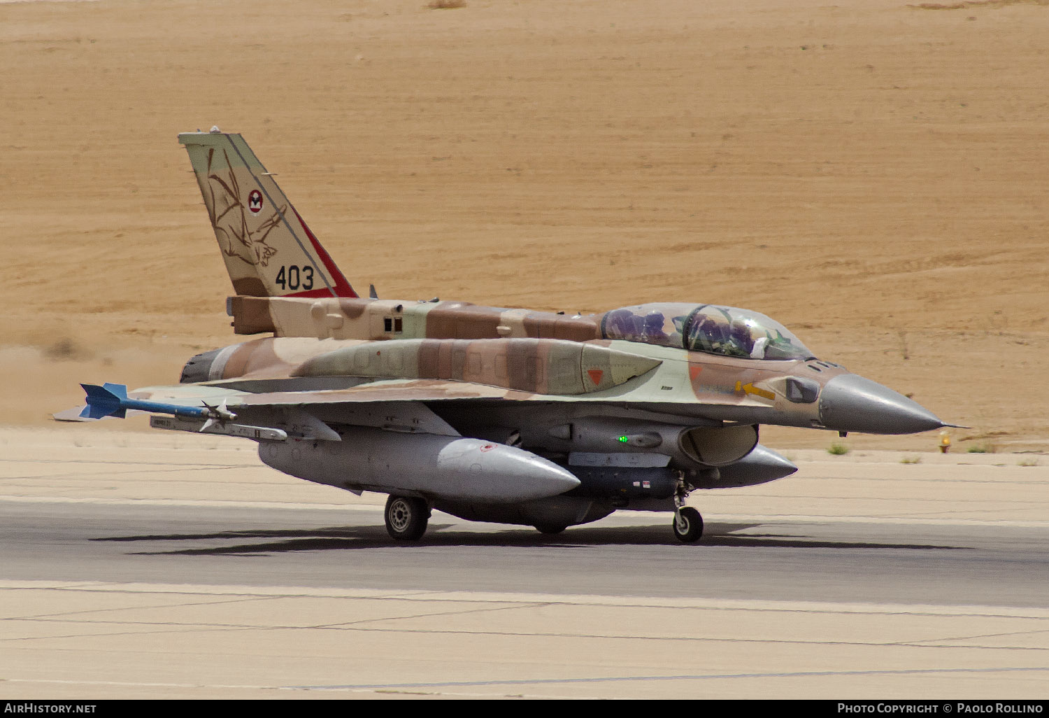 Aircraft Photo of 403 | Lockheed Martin F-16I Sufa | Israel - Air Force | AirHistory.net #242941