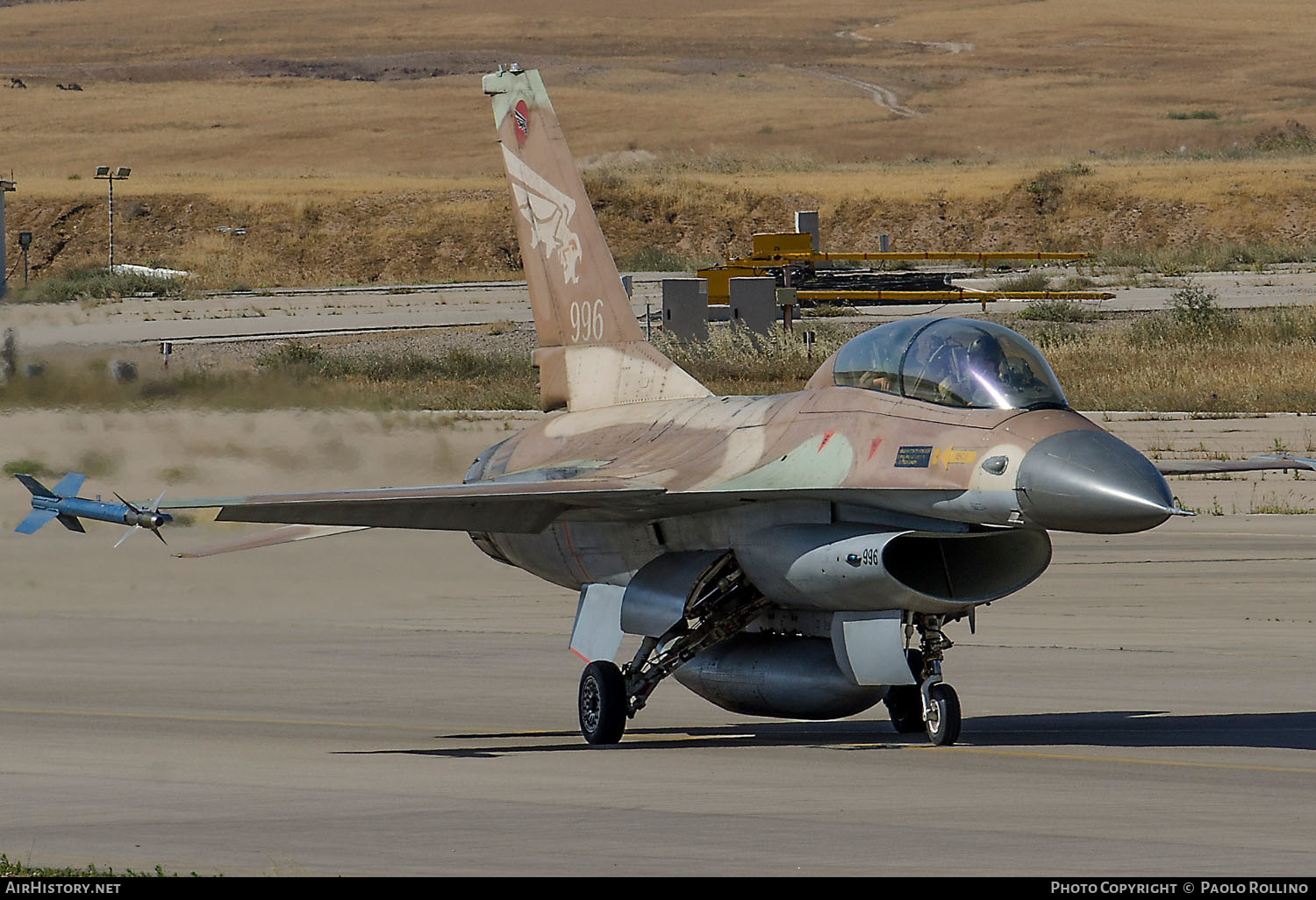 Aircraft Photo of 996 | General Dynamics F-16B Netz | Israel - Air Force | AirHistory.net #242944