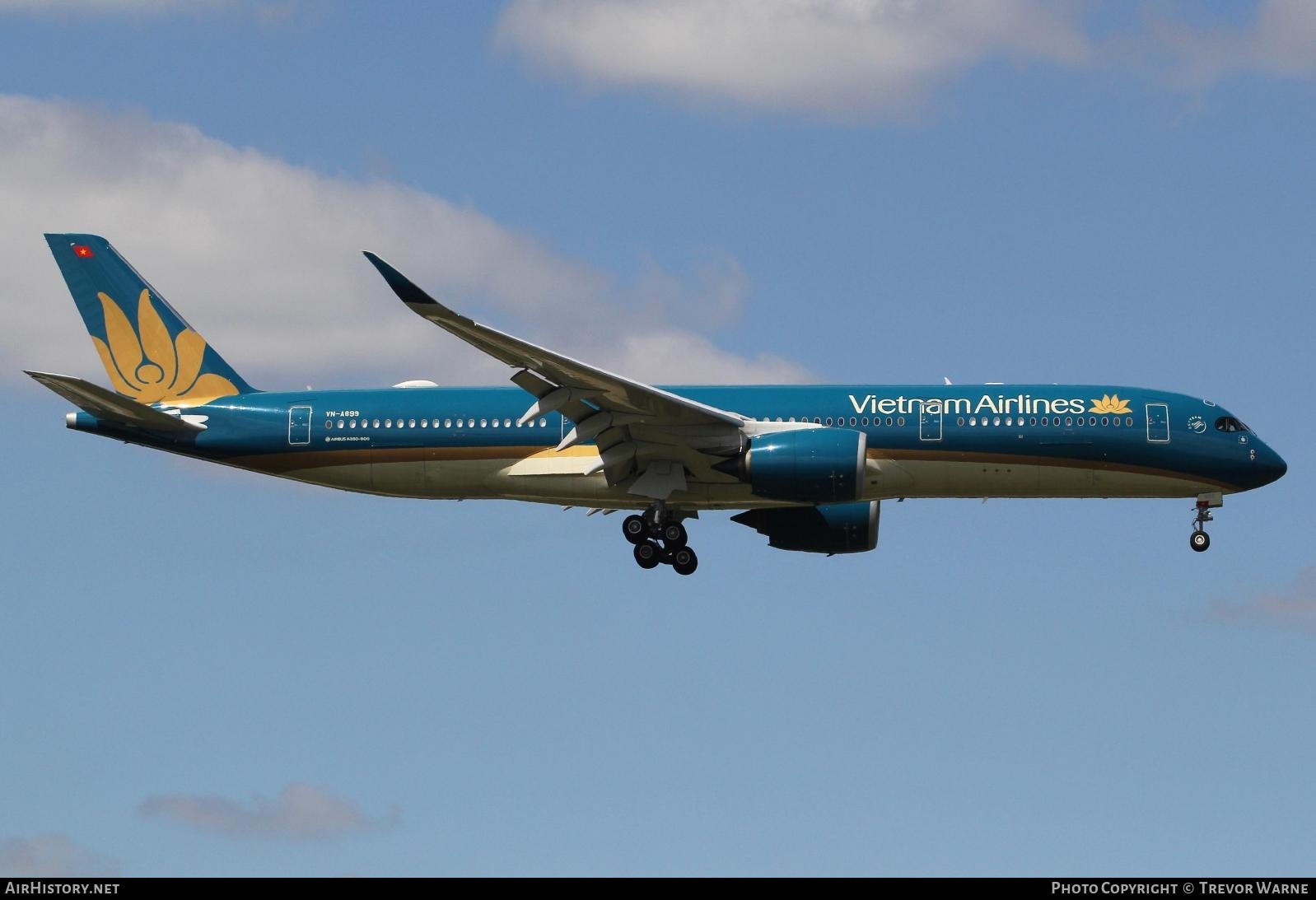 Aircraft Photo of VN-A899 | Airbus A350-941 | Vietnam Airlines | AirHistory.net #242947