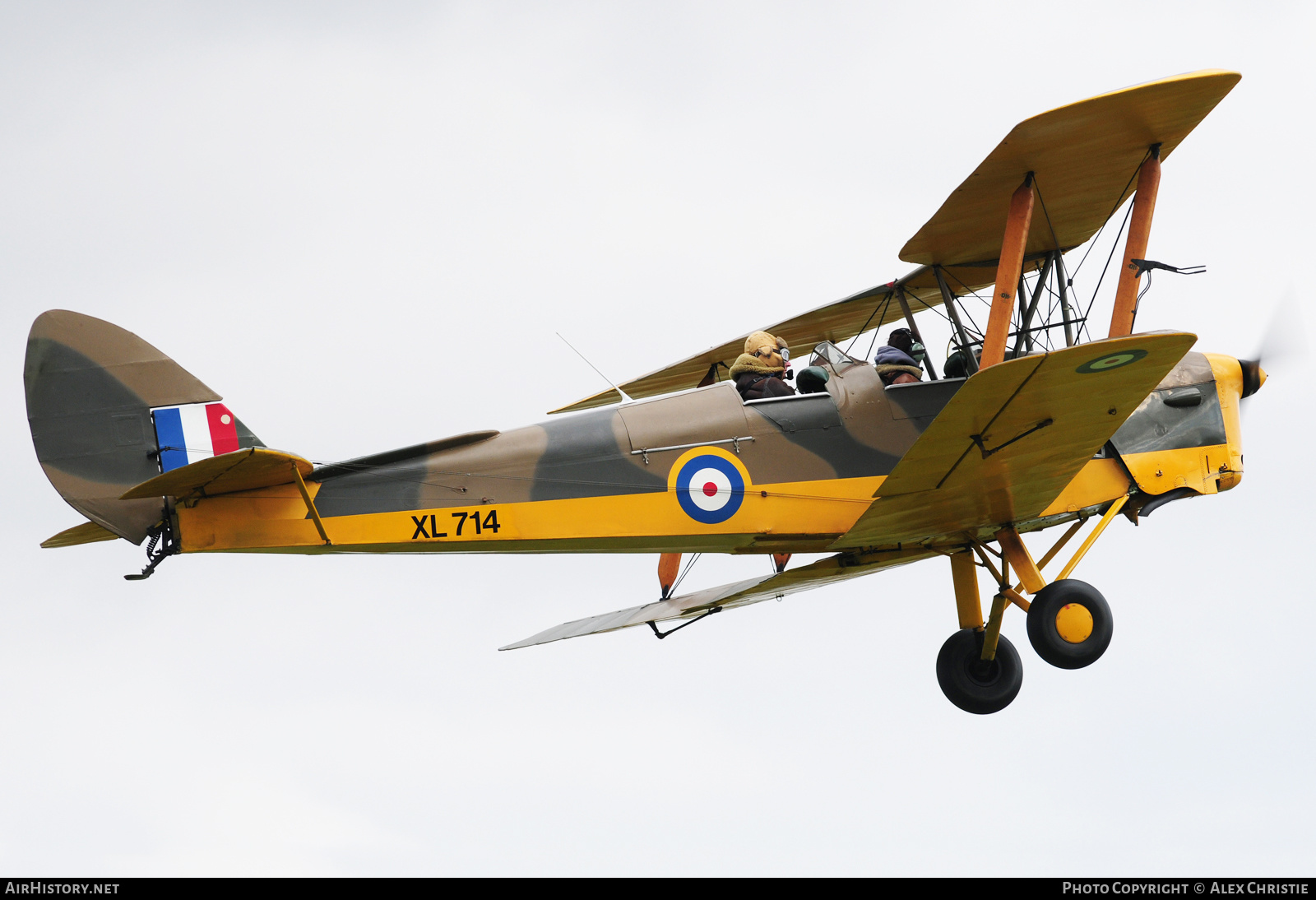 Aircraft Photo of G-AOGR / XL714 | De Havilland D.H. 82A Tiger Moth II | UK - Air Force | AirHistory.net #242954