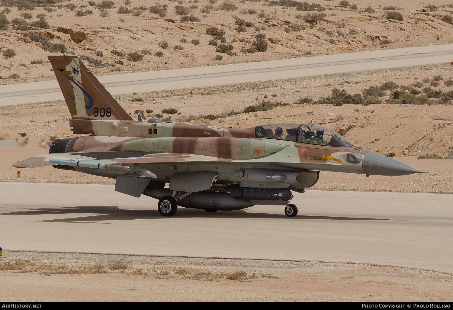 Aircraft Photo of 808 | Lockheed Martin F-16I Sufa | Israel - Air Force | AirHistory.net #242983