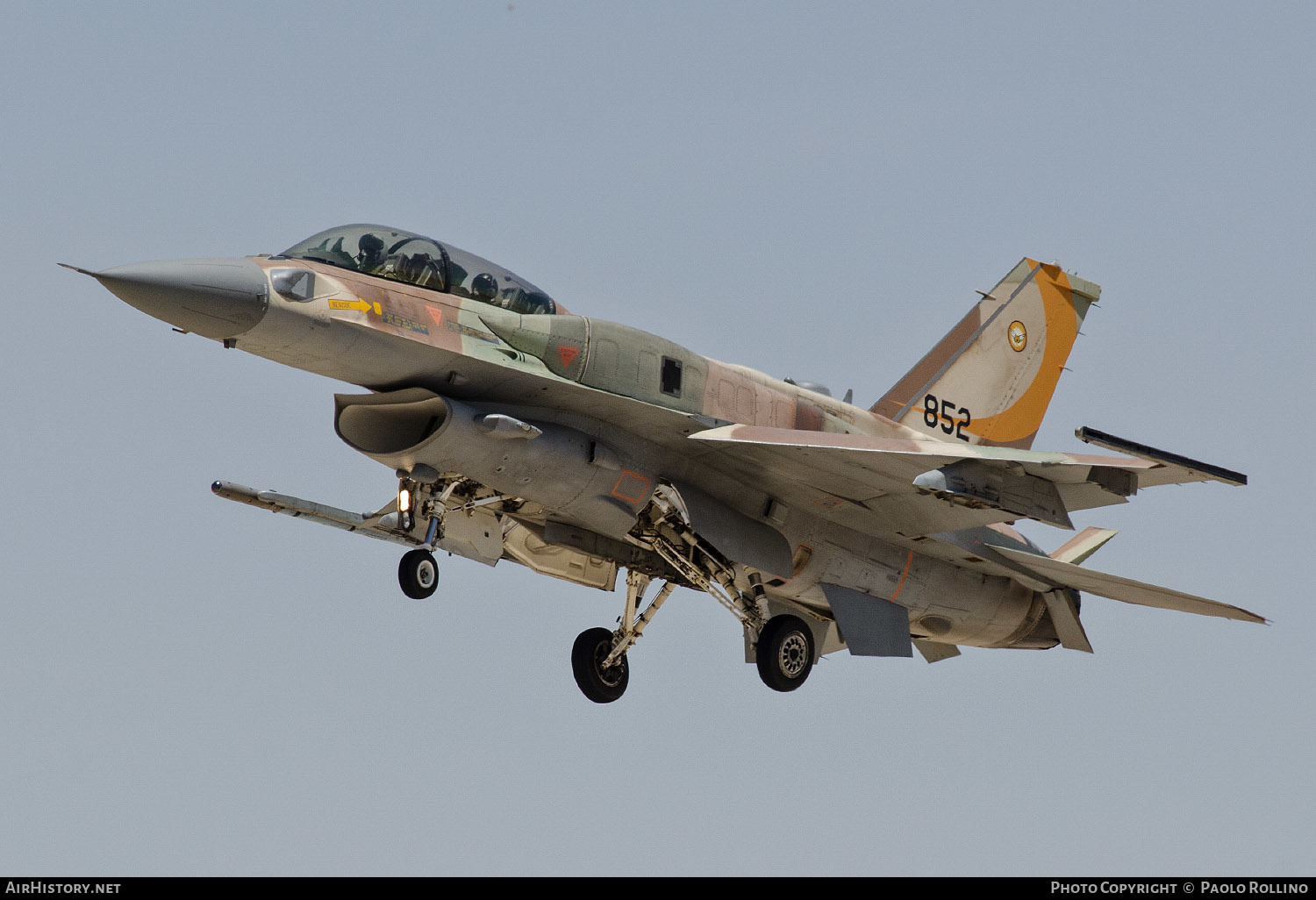 Aircraft Photo of 852 | Lockheed Martin F-16I Sufa | Israel - Air Force | AirHistory.net #242985