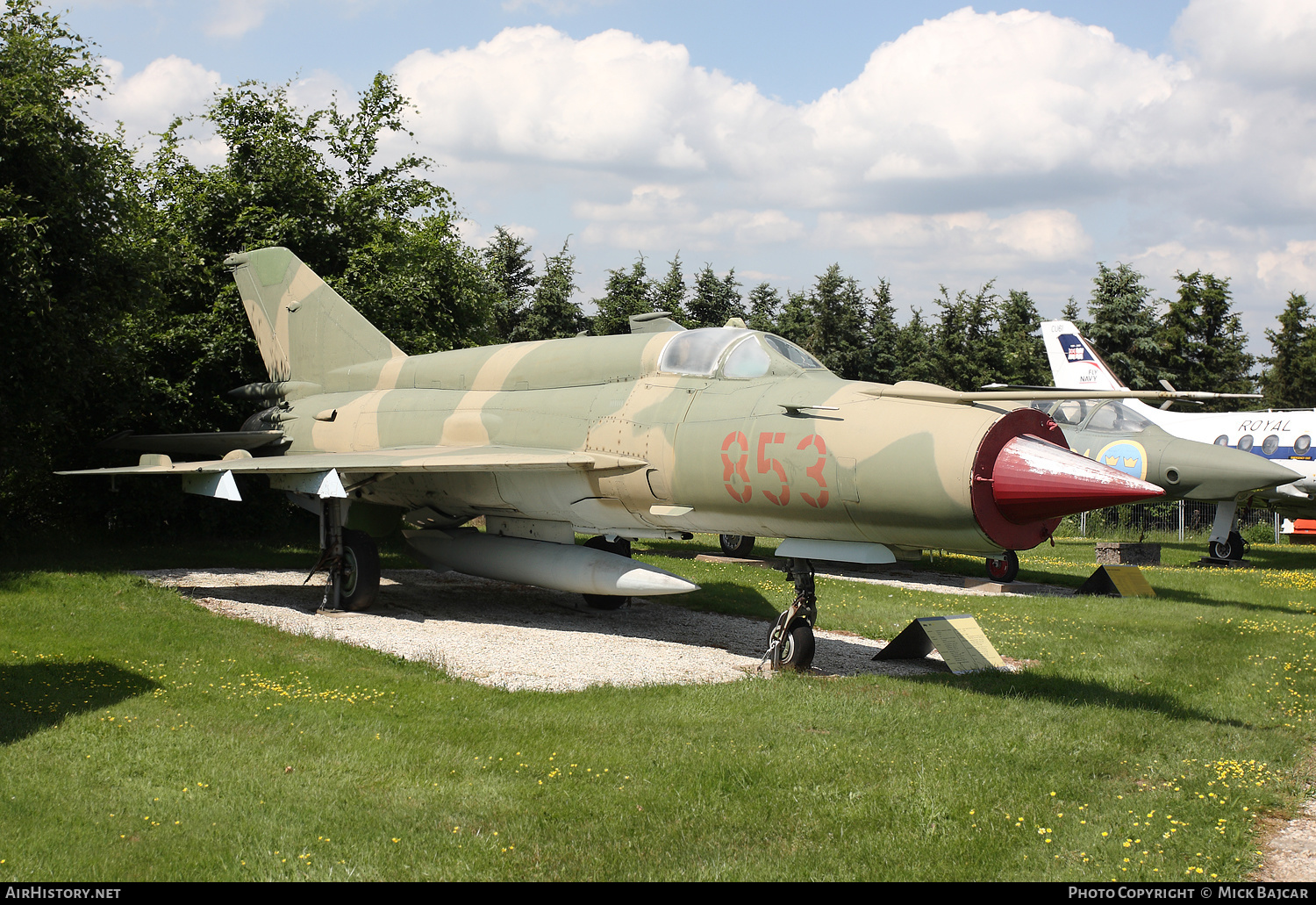 Aircraft Photo of 853 | Mikoyan-Gurevich MiG-21bis | East Germany - Air Force | AirHistory.net #243025