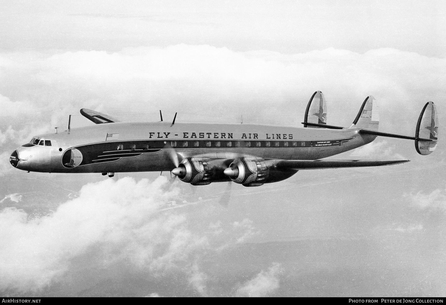 Aircraft Photo of N6203C | Lockheed L-1049/53 Super Constellation | Eastern Air Lines | AirHistory.net #243046