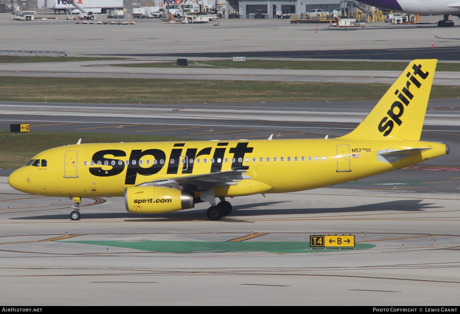 Aircraft Photo of N527NK | Airbus A319-132 | Spirit Airlines | AirHistory.net #243063