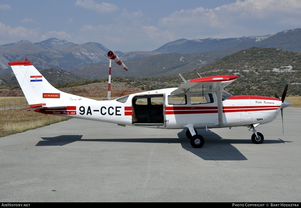 Aircraft Photo of 9A-CCE | Cessna 207 Skywagon 207 | Rijeka Para Club | AirHistory.net #243106