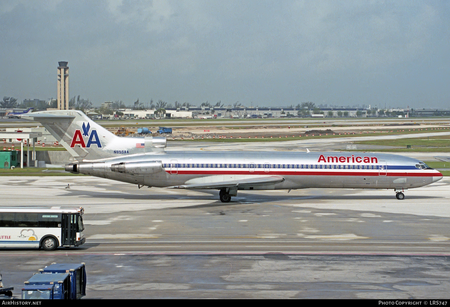 Aircraft Photo of N855AA | Boeing 727-223/Adv | American Airlines | AirHistory.net #243107
