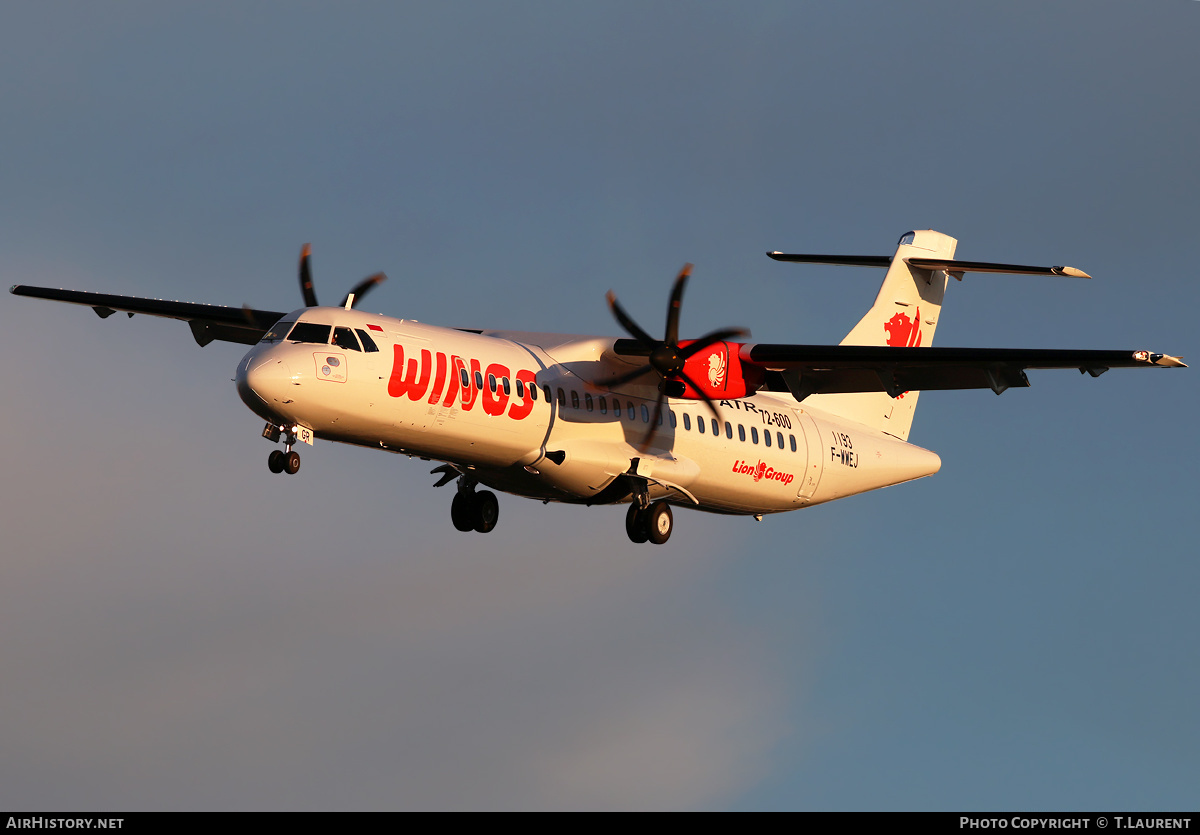 Aircraft Photo of F-WWEJ | ATR ATR-72-600 (ATR-72-212A) | Wings Air | AirHistory.net #243113