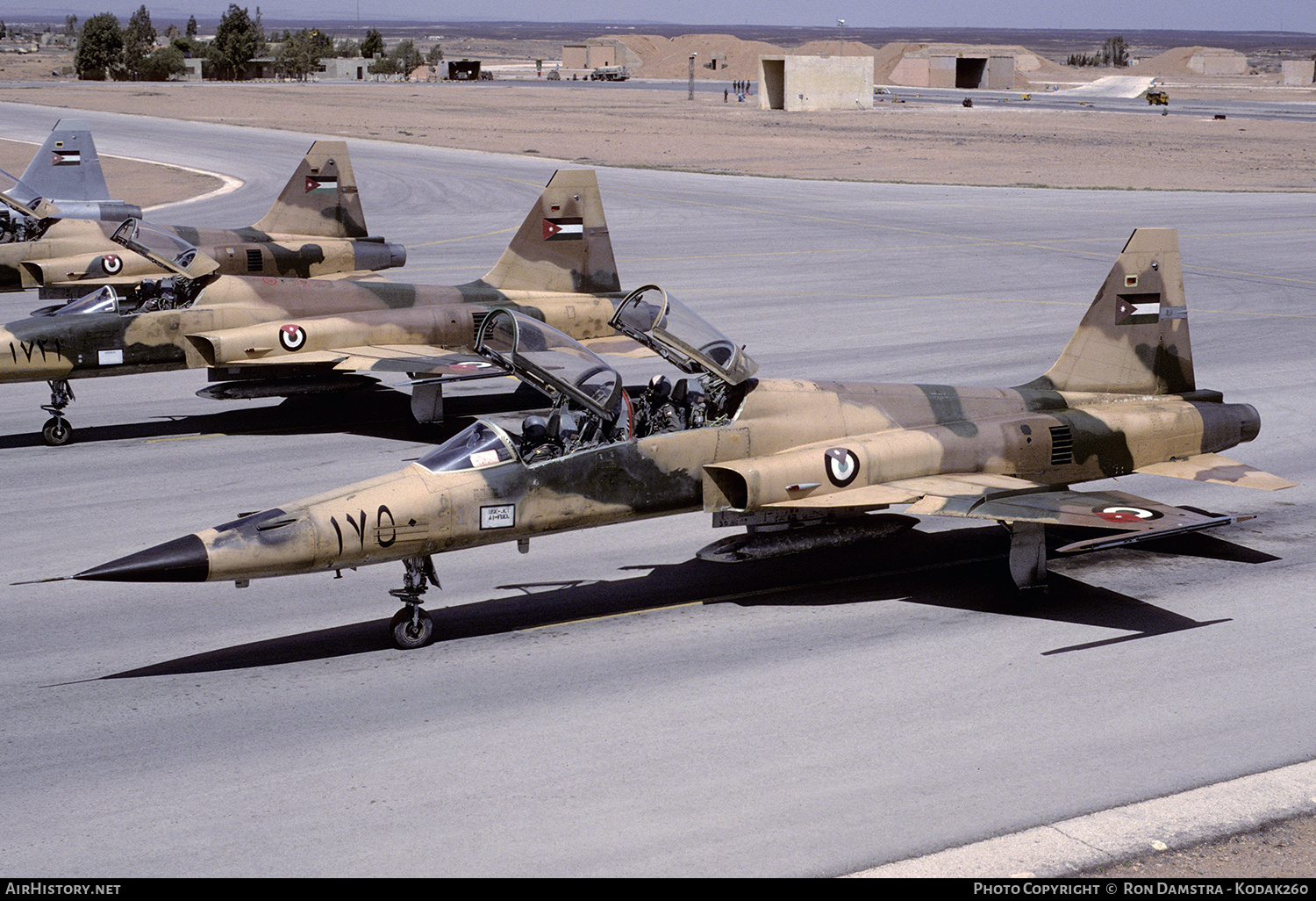 Aircraft Photo of 1750 / 75-0735 | Northrop F-5F Tiger II | Jordan - Air Force | AirHistory.net #243116