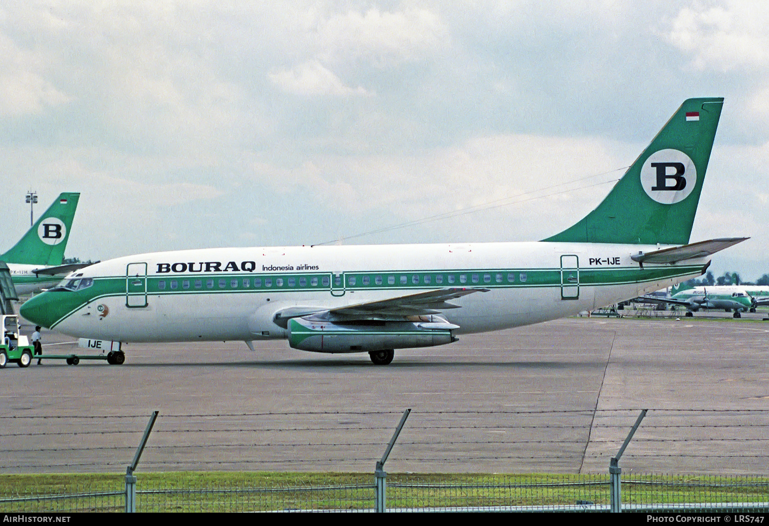 Aircraft Photo of PK-IJE | Boeing 737-2H6/Adv | Bouraq Indonesia Airlines | AirHistory.net #243125