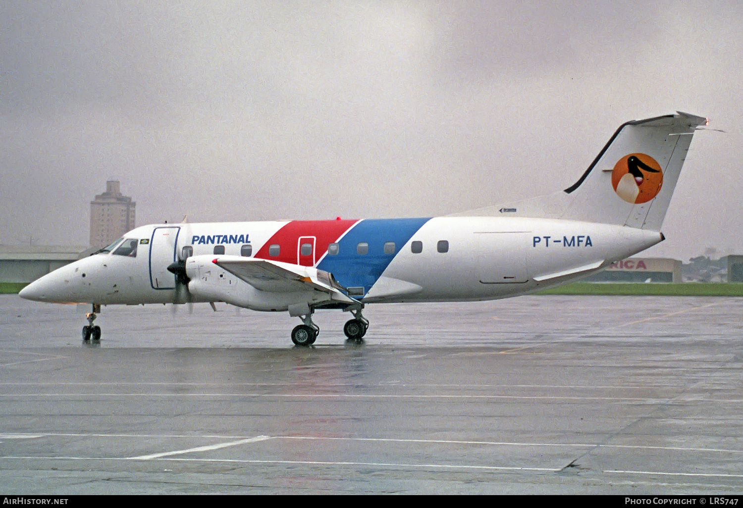 Aircraft Photo of PT-MFA | Embraer EMB-120RT Brasilia | Pantanal Linhas Aéreas | AirHistory.net #243128