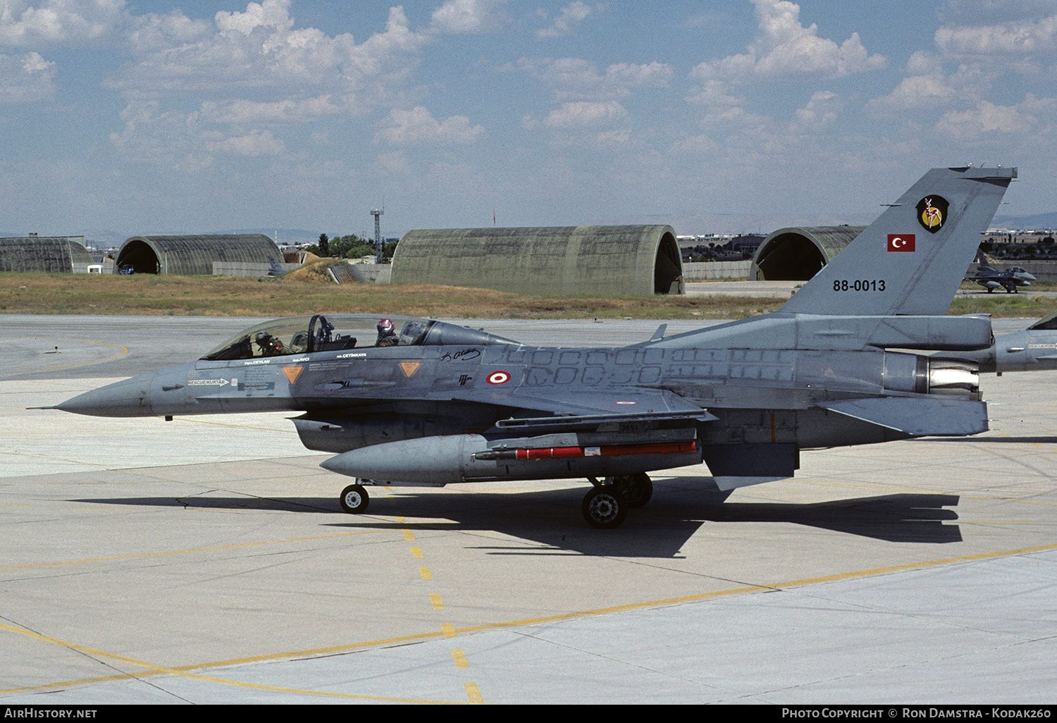 Aircraft Photo of 88-0013 | General Dynamics F-16D Fighting Falcon | Turkey - Air Force | AirHistory.net #243130