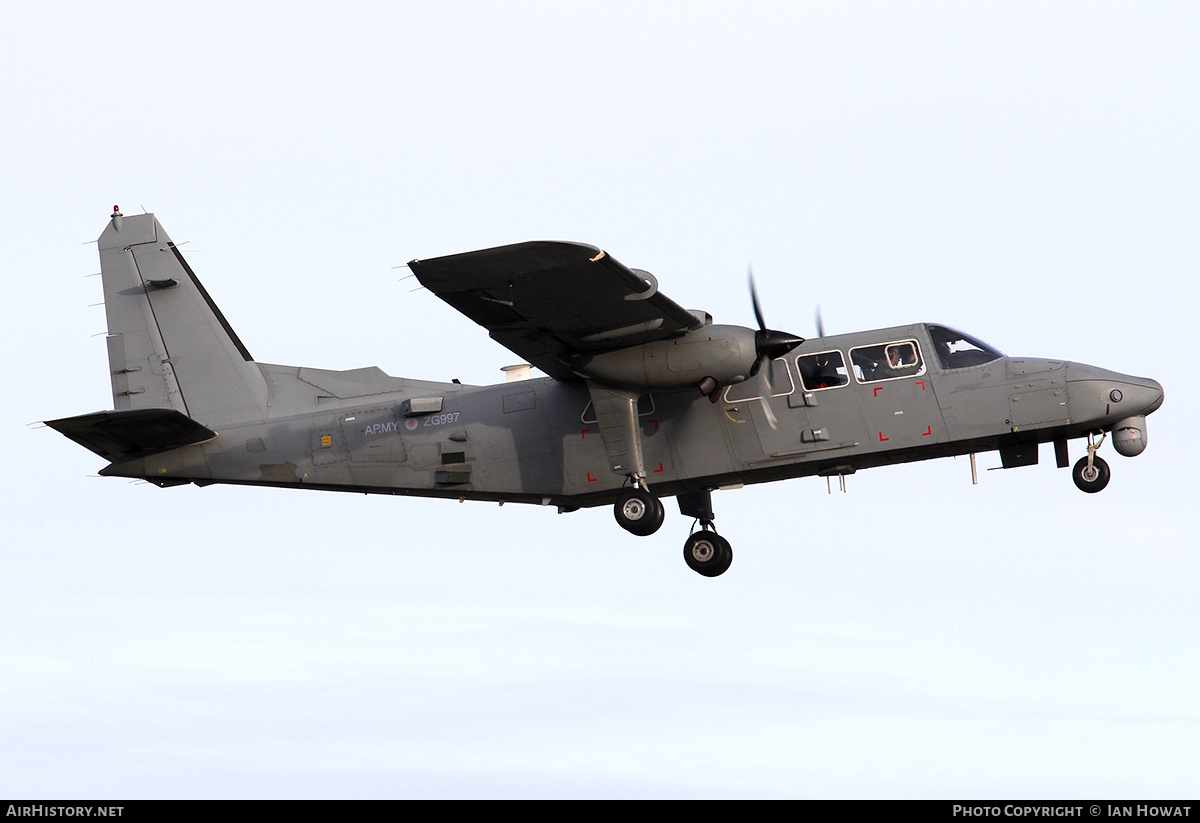 Aircraft Photo of ZG997 | Britten-Norman BN-2T-4S Defender AL2 | UK - Army | AirHistory.net #243135