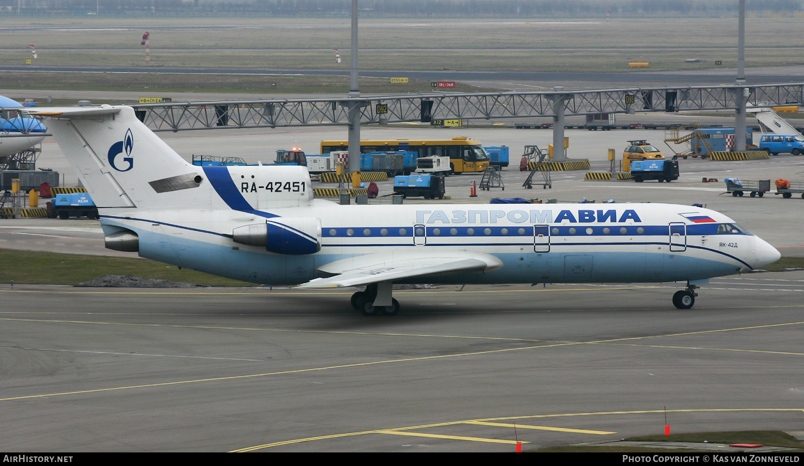 Aircraft Photo of RA-42451 | Yakovlev Yak-42D | Gazpromavia | AirHistory.net #243143