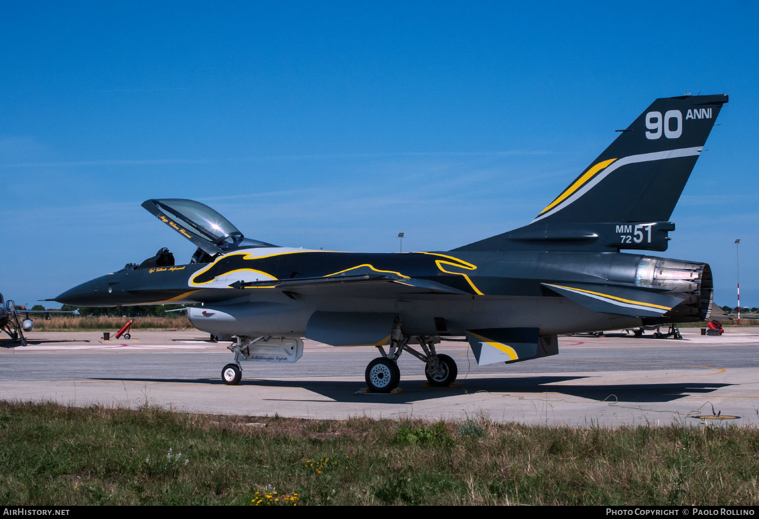Aircraft Photo of MM7251 | General Dynamics F-16A/ADF Fighting Falcon | Italy - Air Force | AirHistory.net #243154
