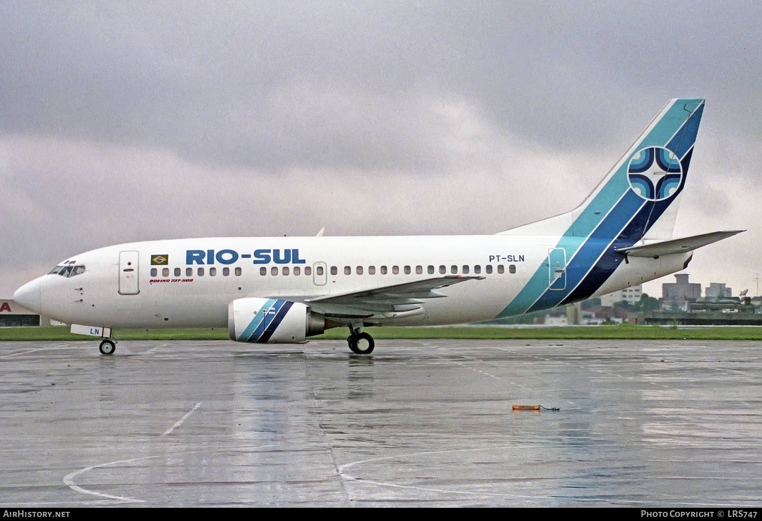 Aircraft Photo of PT-SLN | Boeing 737-5Y0 | Rio-Sul | AirHistory.net #243162