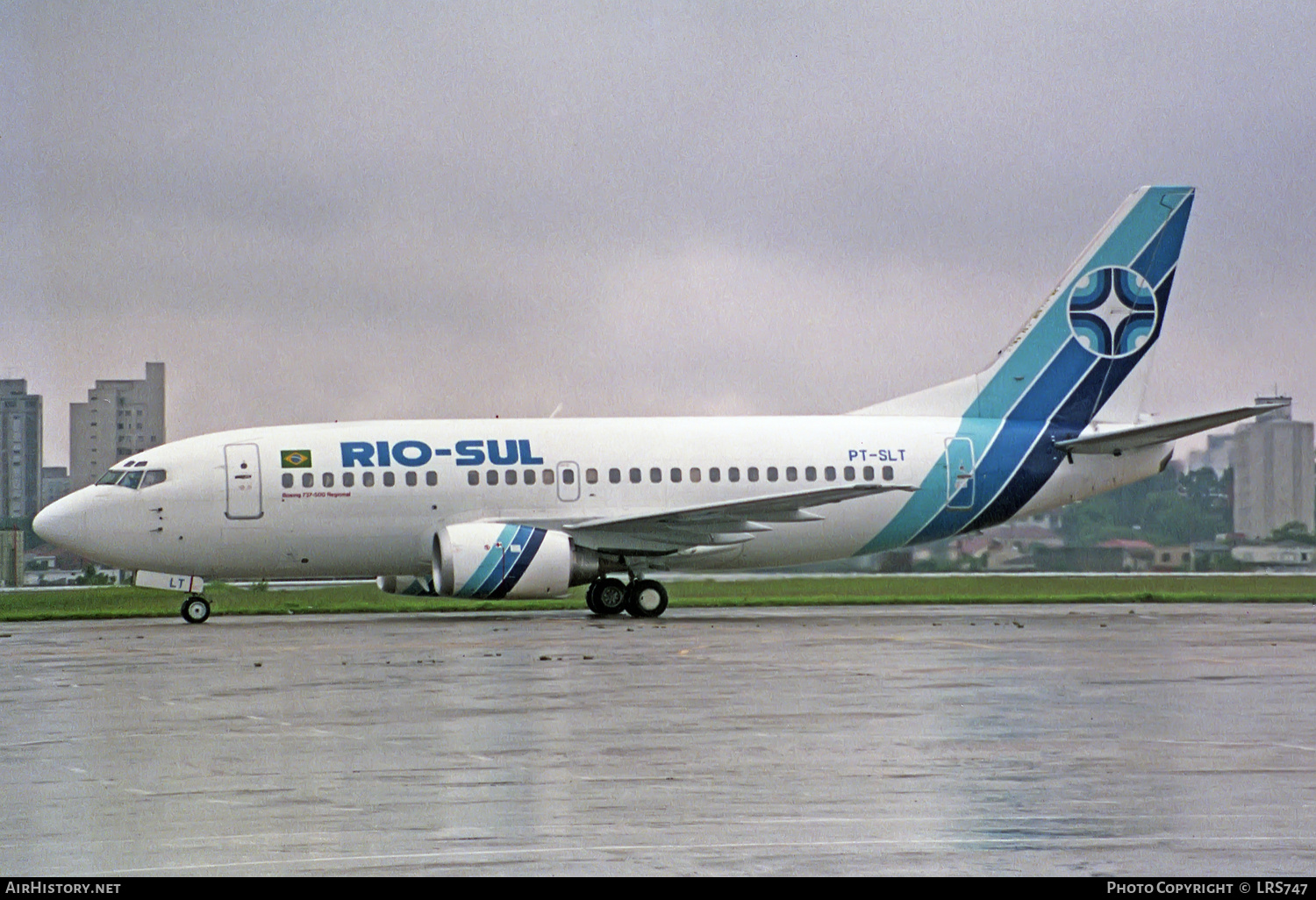 Aircraft Photo of PT-SLT | Boeing 737-5Y0 | Rio-Sul | AirHistory.net #243164