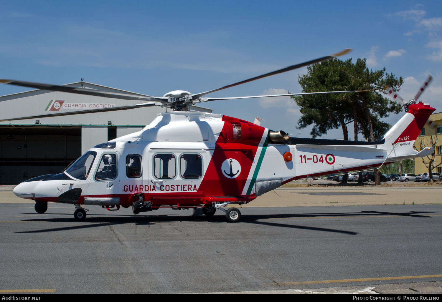 Aircraft Photo of MM81749 | AgustaWestland AW-139CP | Italy - Guardia Costiera | AirHistory.net #243166