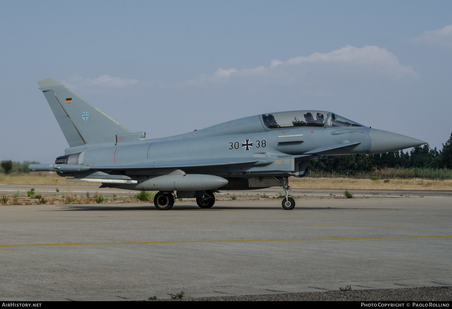 Aircraft Photo of 3038 | Eurofighter EF-2000 Typhoon T | Germany - Air Force | AirHistory.net #243168