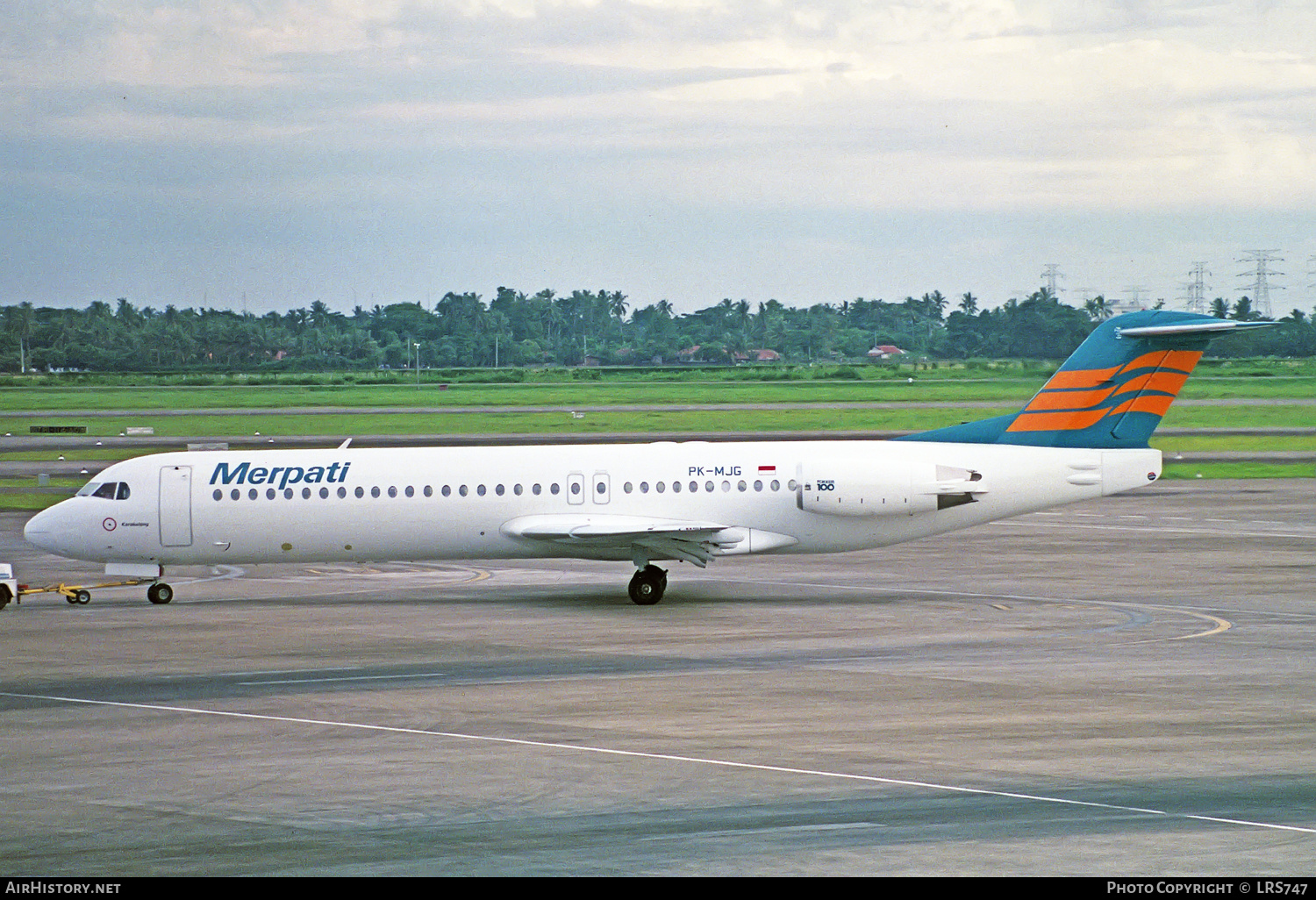 Aircraft Photo of PK-MJG | Fokker 100 (F28-0100) | Merpati Nusantara Airlines | AirHistory.net #243169